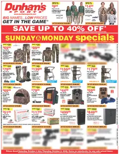Dunhams-sports Dunham`s Sports Weekly Ad