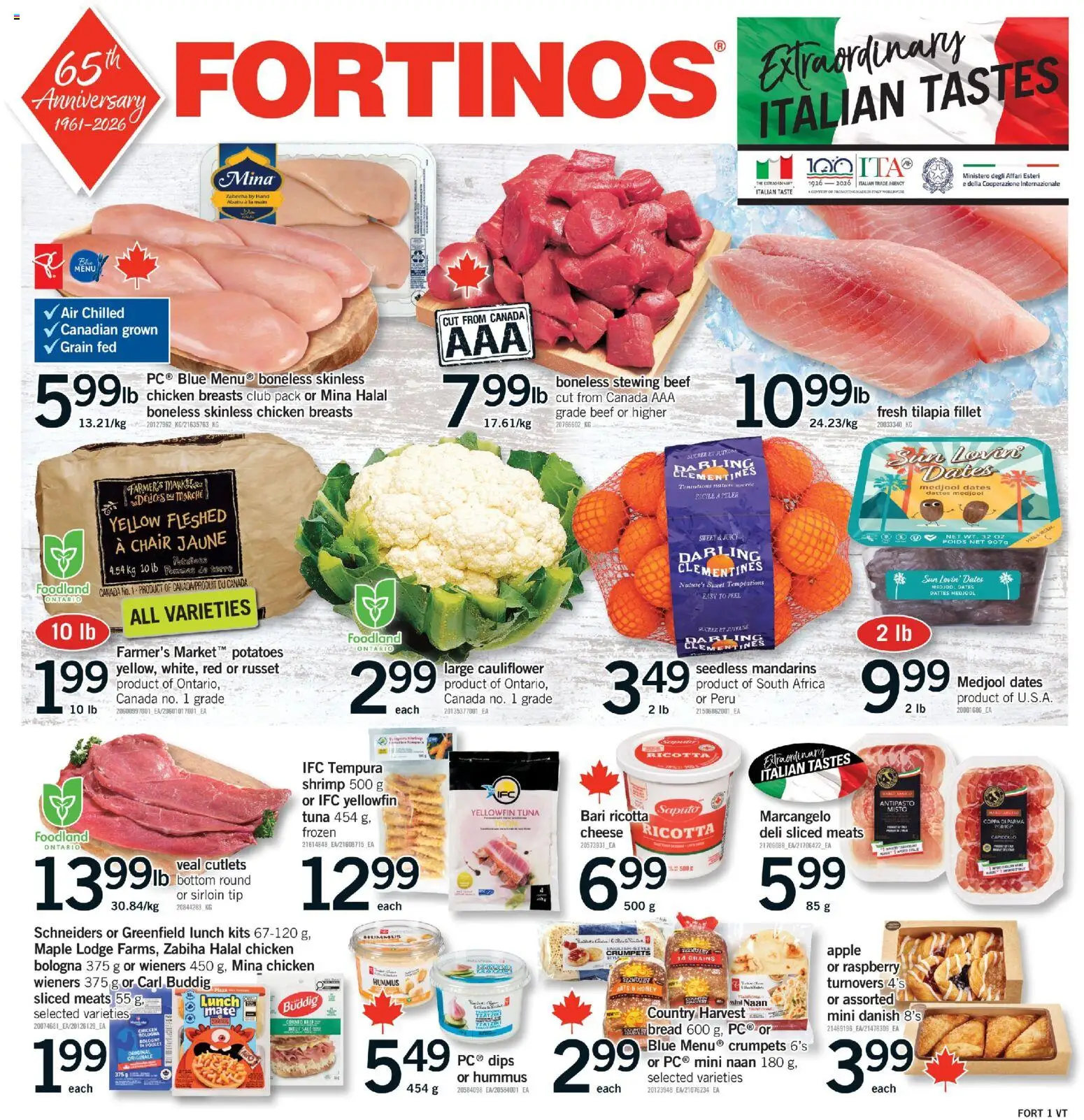 Fortinos weekly flyer / circulaire Flyer in Canada