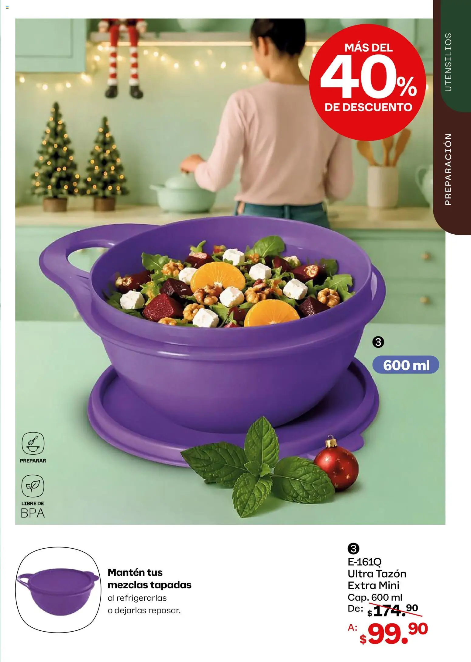Tupperware catálogo Folleto in México