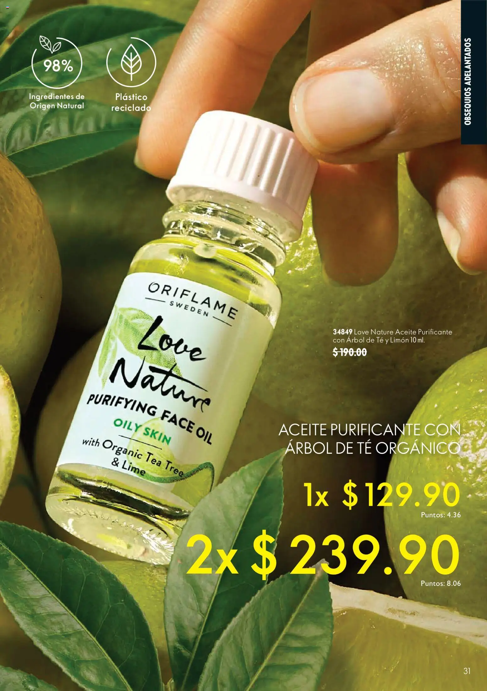 Oriflame Buen Mes Folleto in México