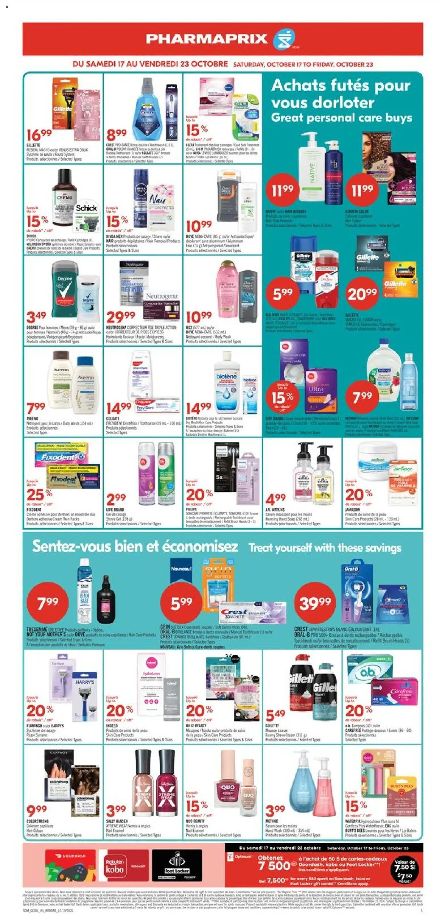 Pharmaprix weekly flyer / circulaire Flyer in Canada