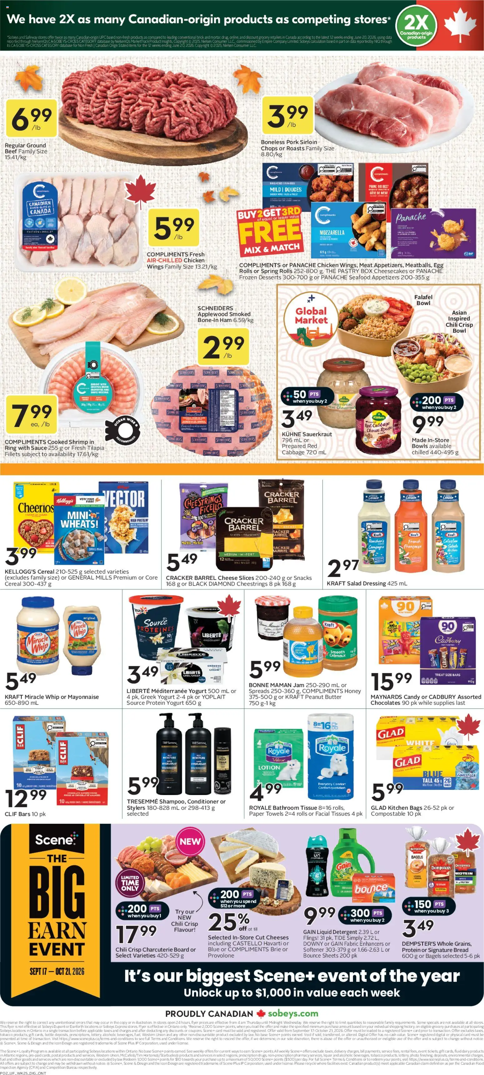 Sobeys weekly flyer / circulaire Flyer in Canada