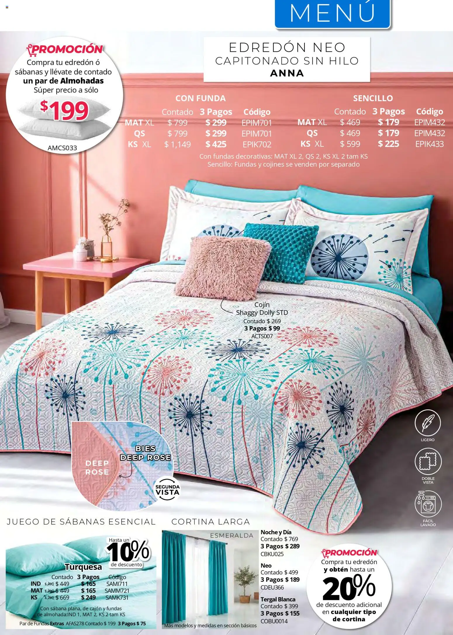 ¡El último » catálogo de Colchas Concord para Julio « está aquí! Descubre las SUPER OFERTAS. | México