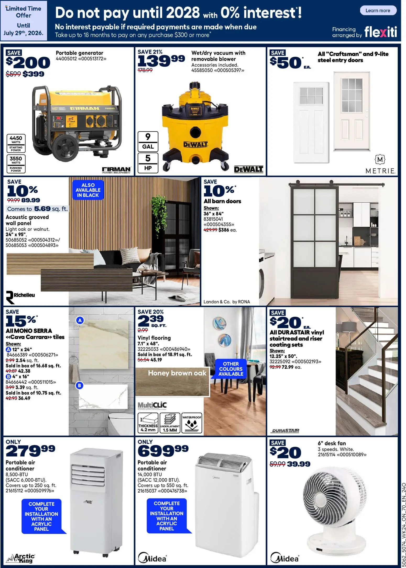 Rona Flyer from Jul 9, 2026 - Unlock Huge Savings | Canada