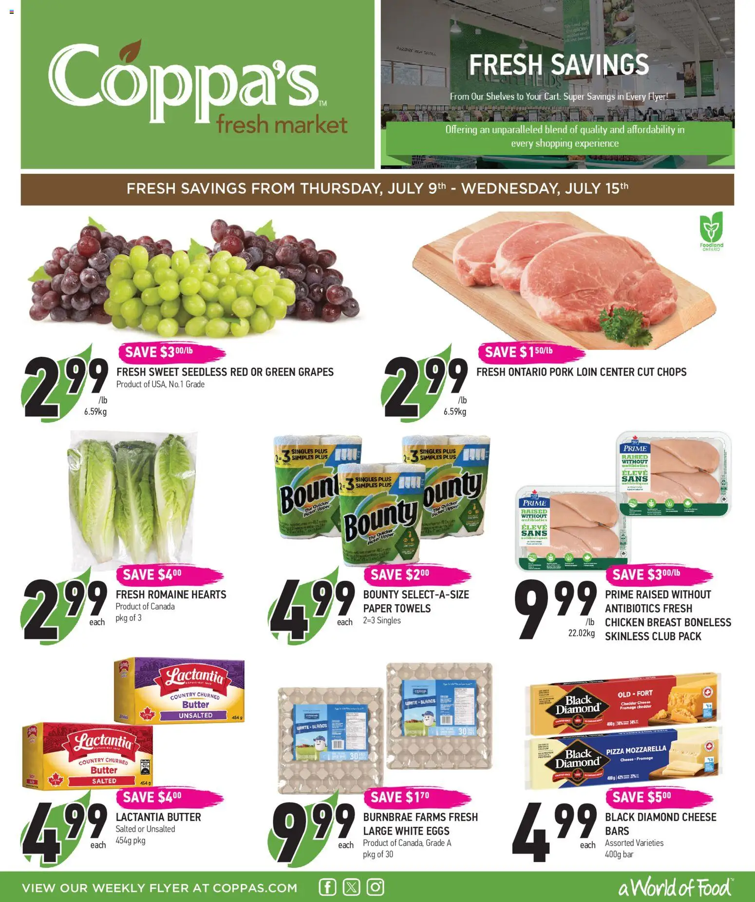 Coppas Fresh Market Flyer from Jul 9, 2026 - Unlock Huge Savings | Canada