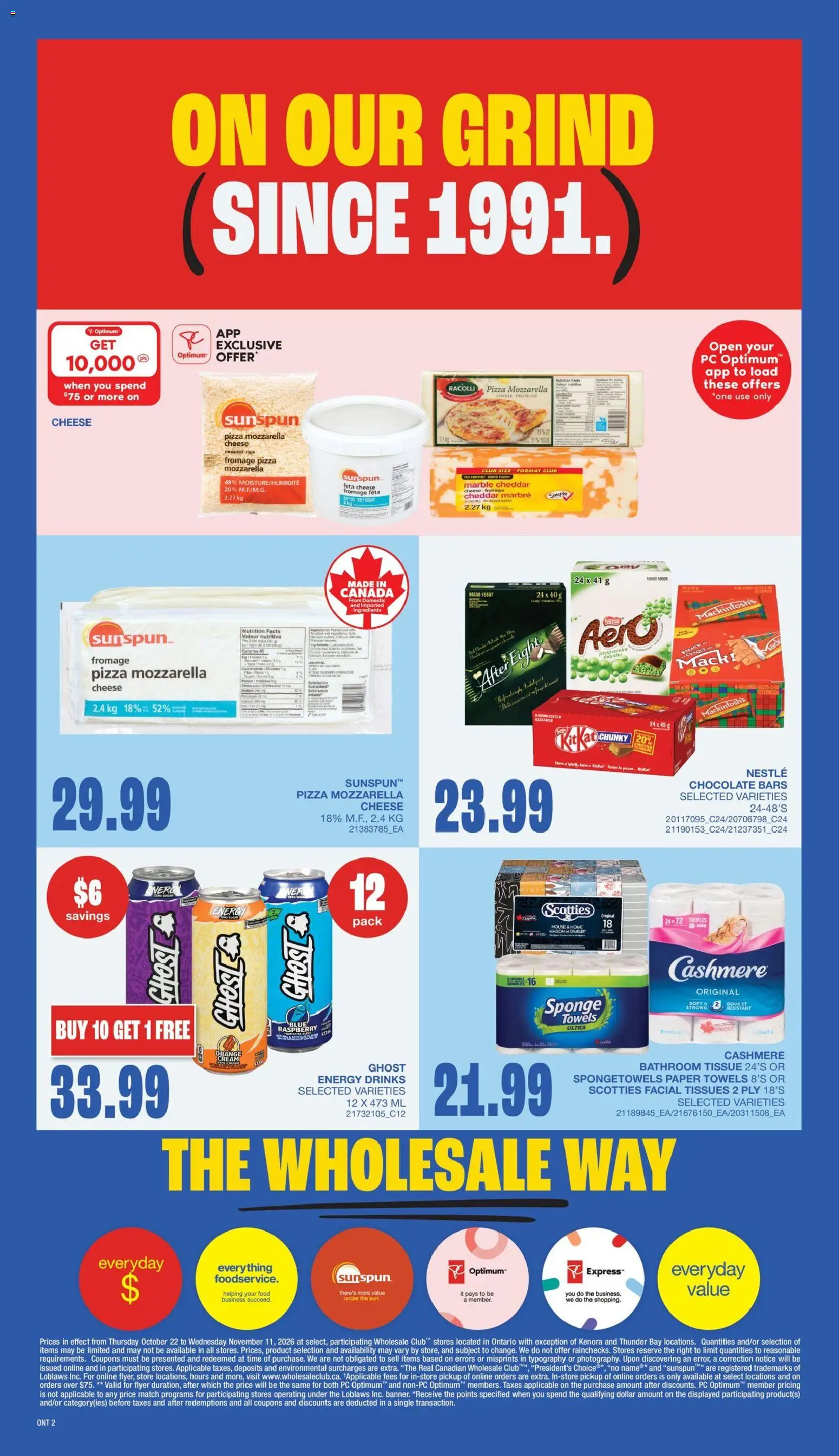 Wholesale Club weekly flyer / circulaire Flyer in Canada