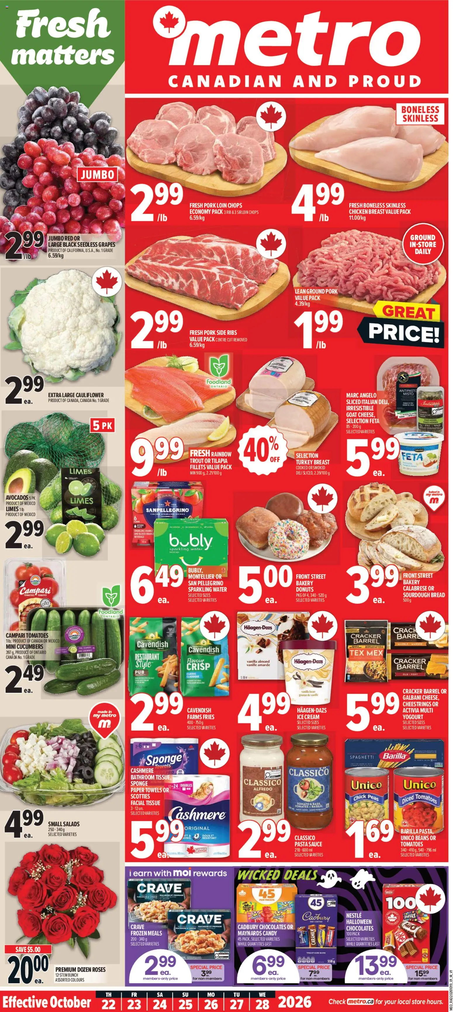 Metro weekly flyer / circulaire Flyer in Canada
