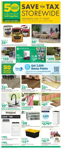 Kent Kent weekly flyer / circulaire