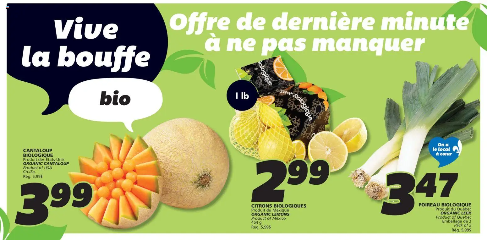 IGA weekly flyer / circulaire Flyer in Canada
