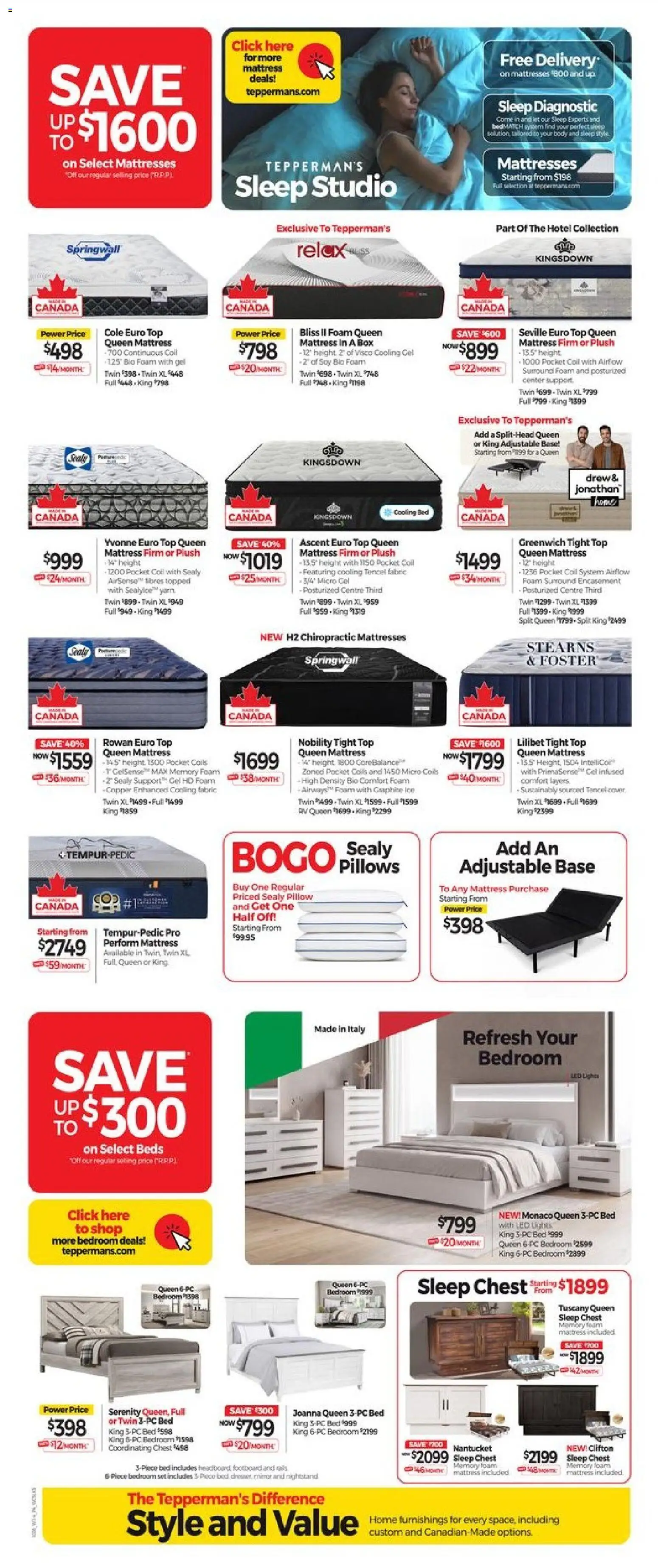 Tepperman`s weekly flyer / circulaire Flyer in Canada