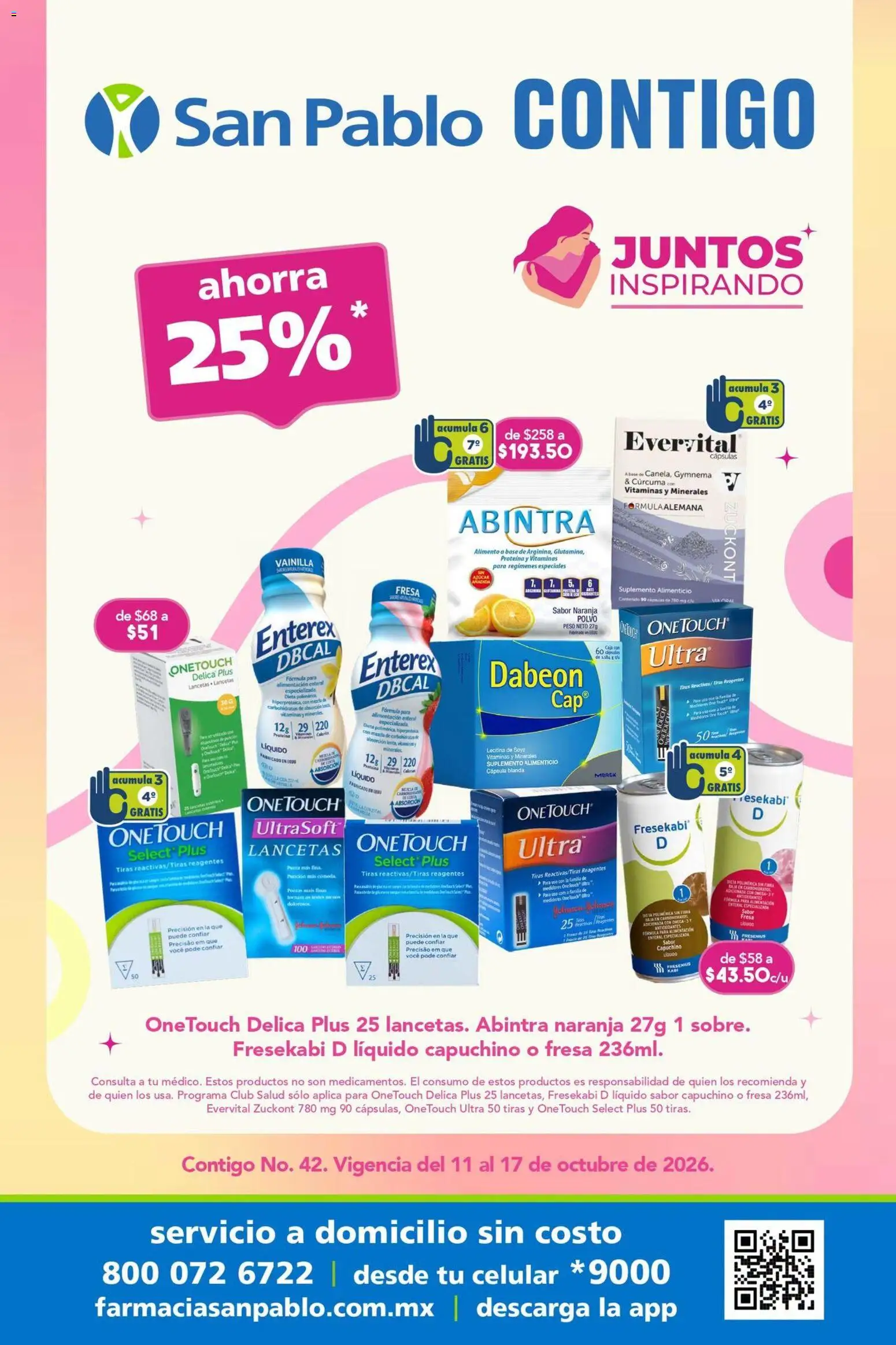 Farmacia San Pablo catálogo Folleto in México