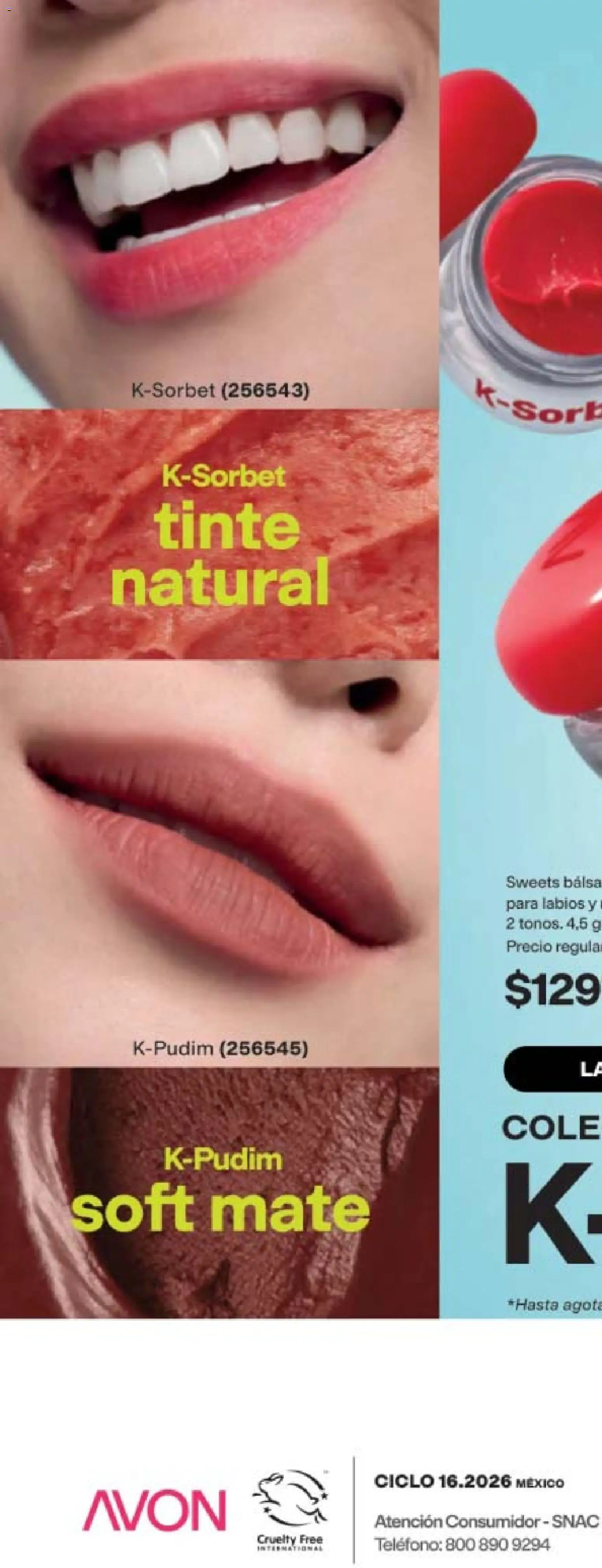 AVON campaña 16 2026 Folleto in México