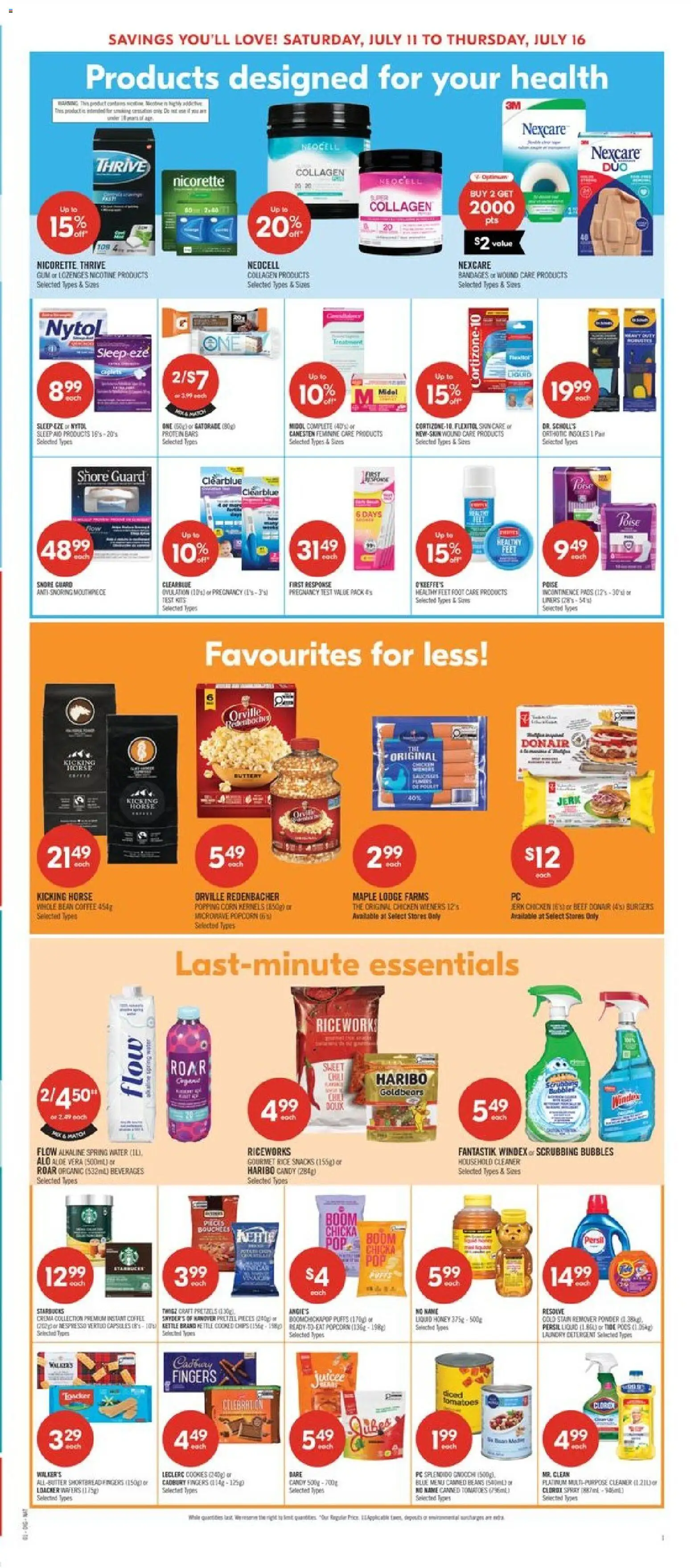 Shoppers Flyer from Jul 10, 2026 - Unlock Huge Savings | Canada