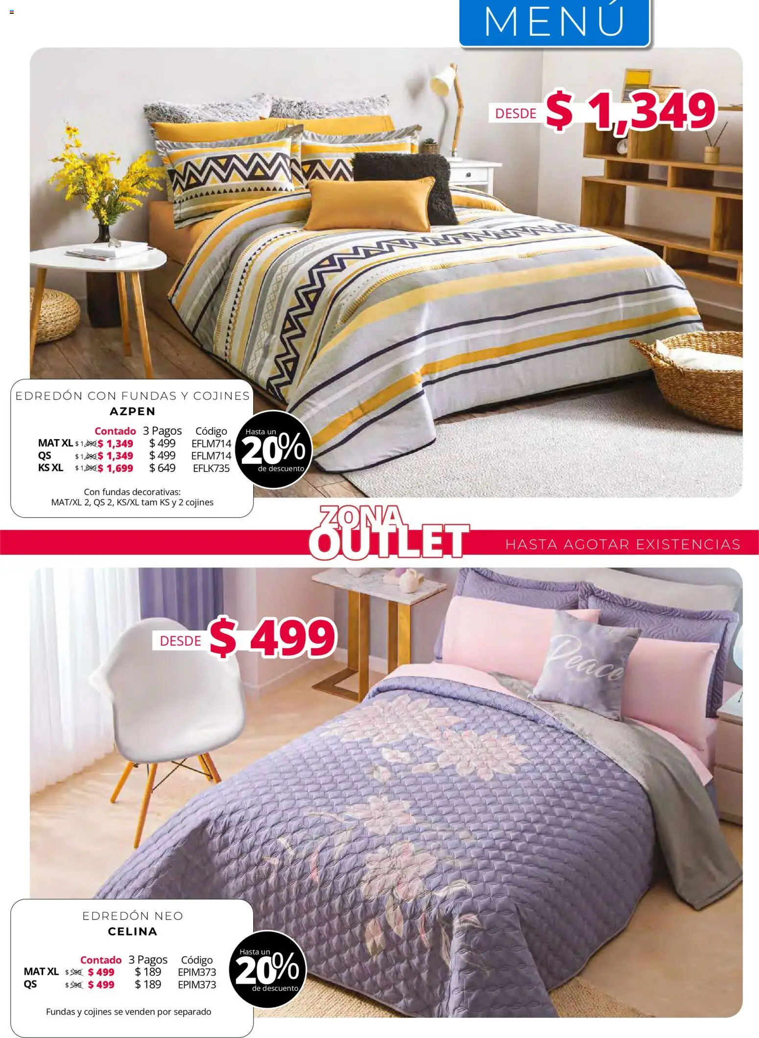 ¡El último » catálogo de Colchas Concord para Julio « está aquí! Descubre las SUPER OFERTAS. | México