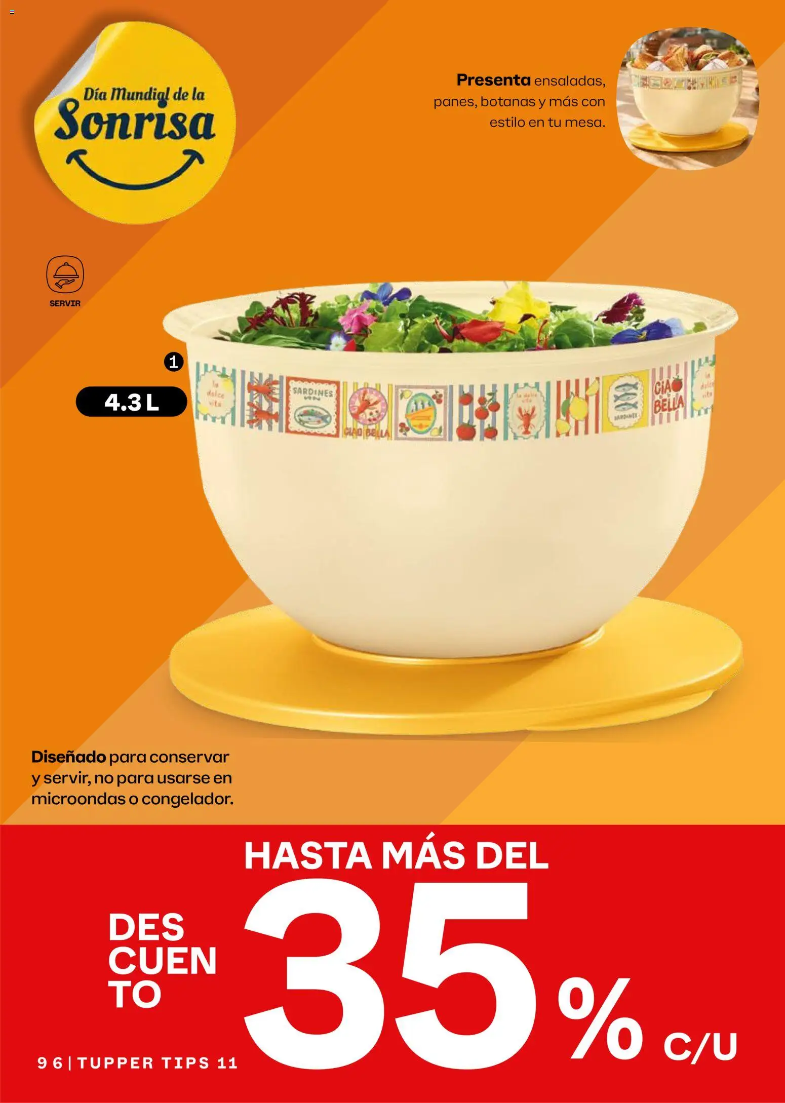Tupperware catálogo Folleto in México