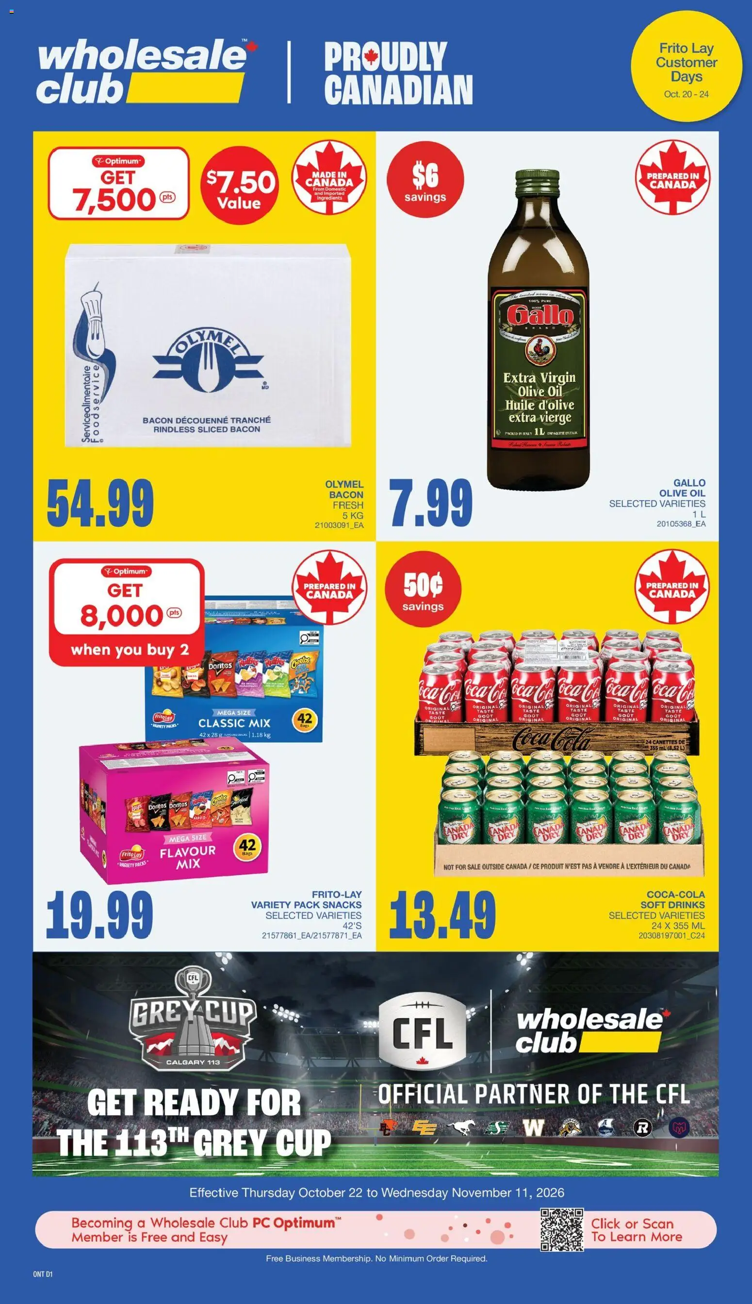 Wholesale Club weekly flyer / circulaire Flyer in Canada