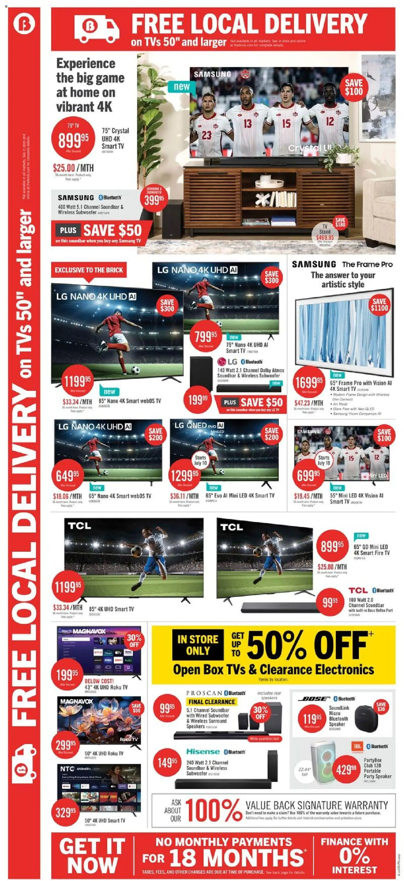 The Brick Flyer from Jul 9, 2026 - Unlock Huge Savings | Canada