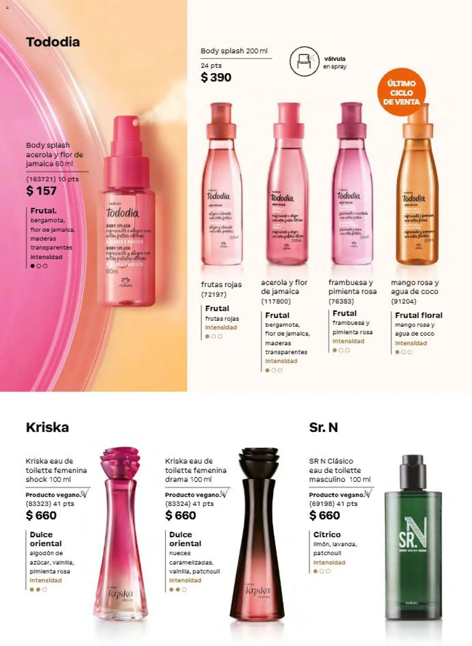 Natura campaña 14 2026 Folleto in México