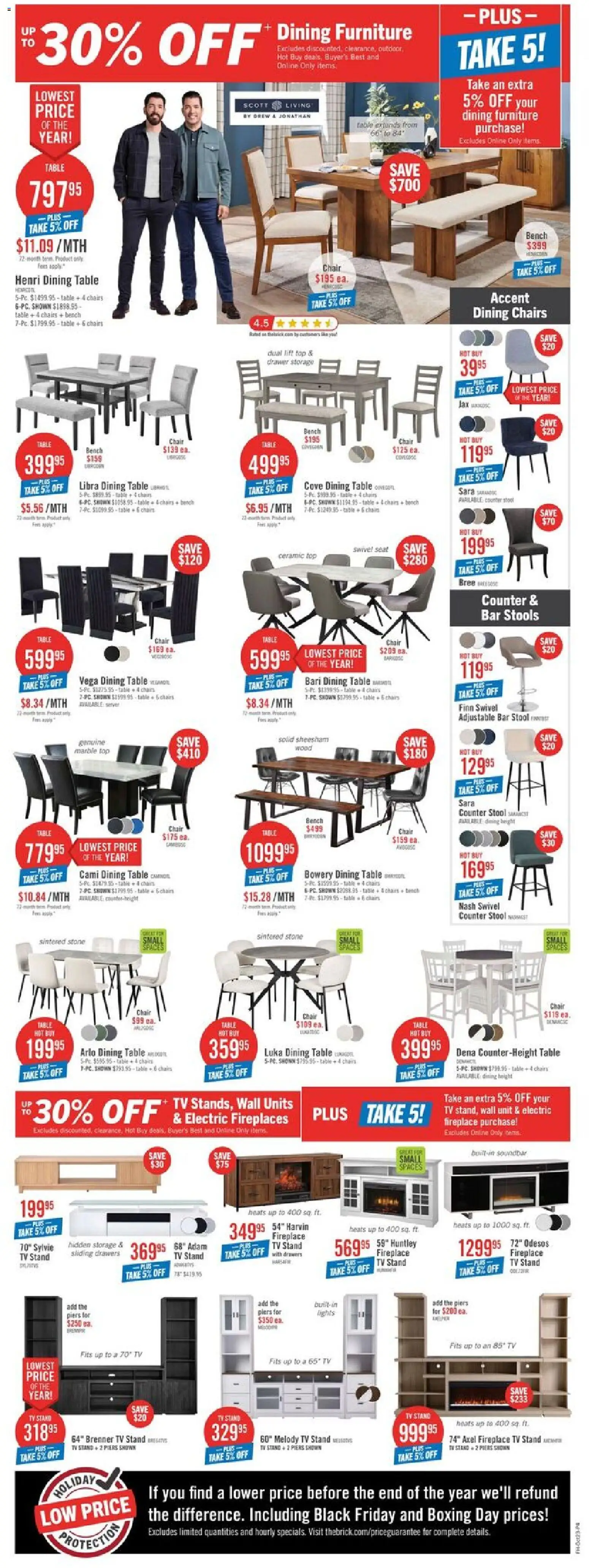 The Brick weekly flyer / circulaire Flyer in Canada