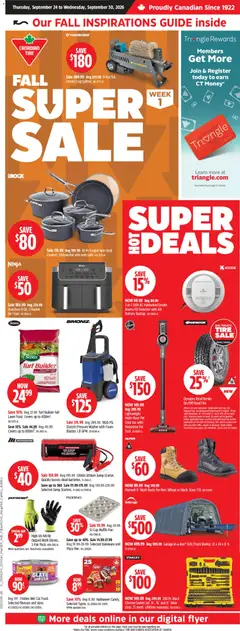 Canadian-tire Canadian Tire flyer - Fall super sale