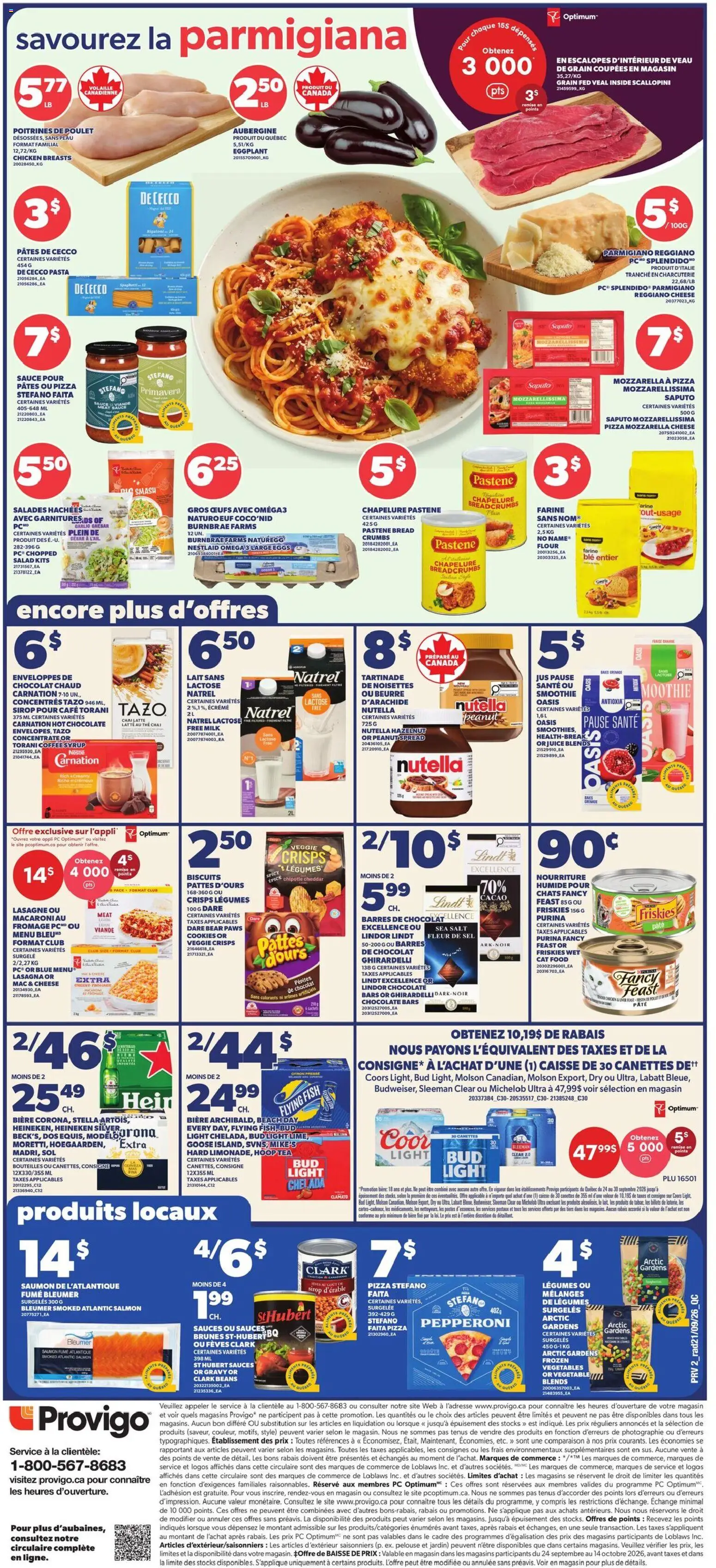 Provigo weekly flyer / circulaire Flyer in Canada