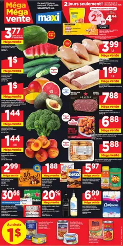 Maxi Maxi weekly flyer / circulaire