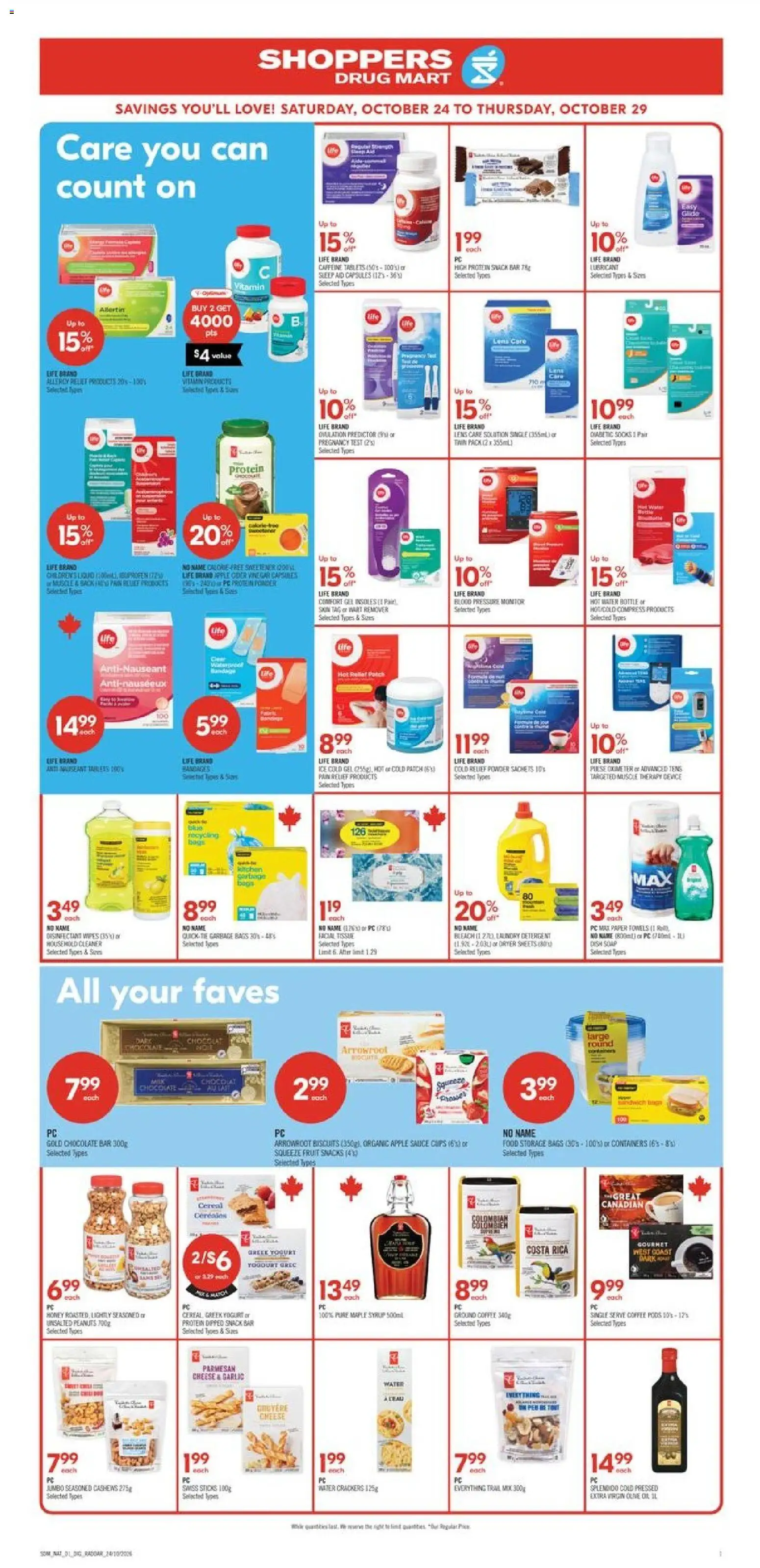 Shoppers weekly flyer / circulaire Flyer in Canada