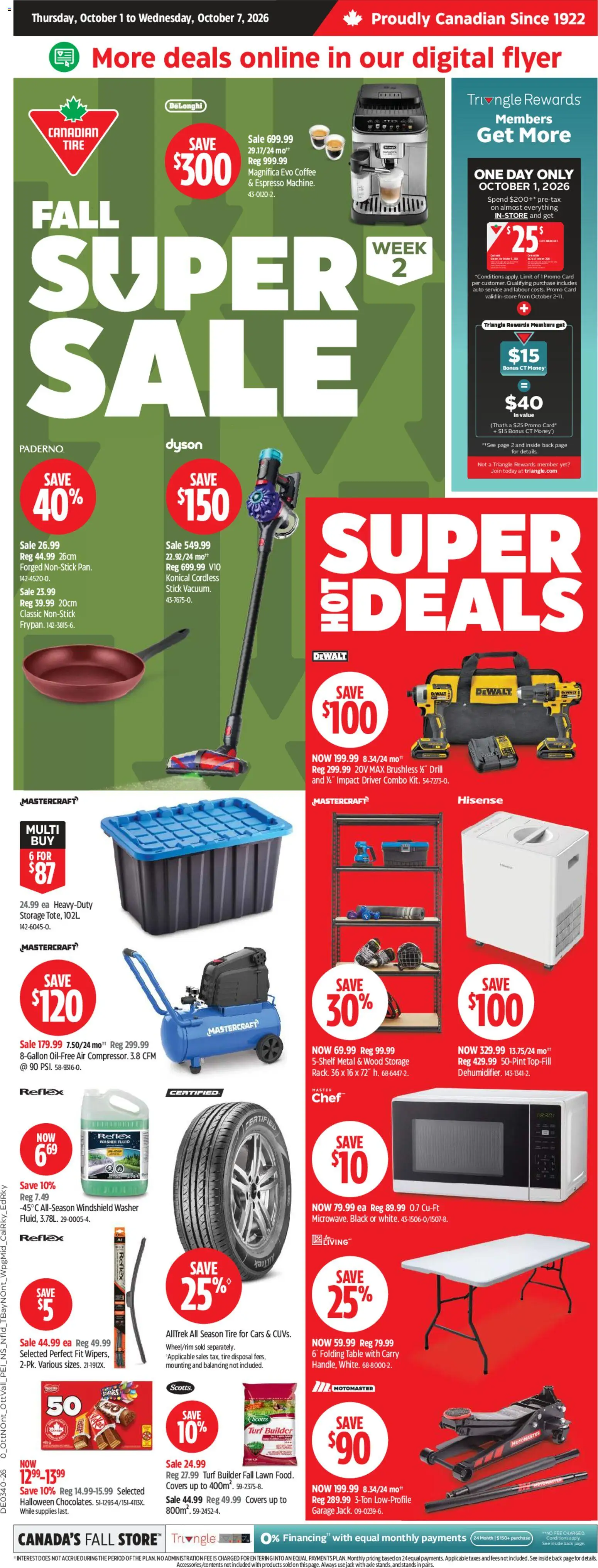 Canadian Tire weekly flyer Flyer in Canada