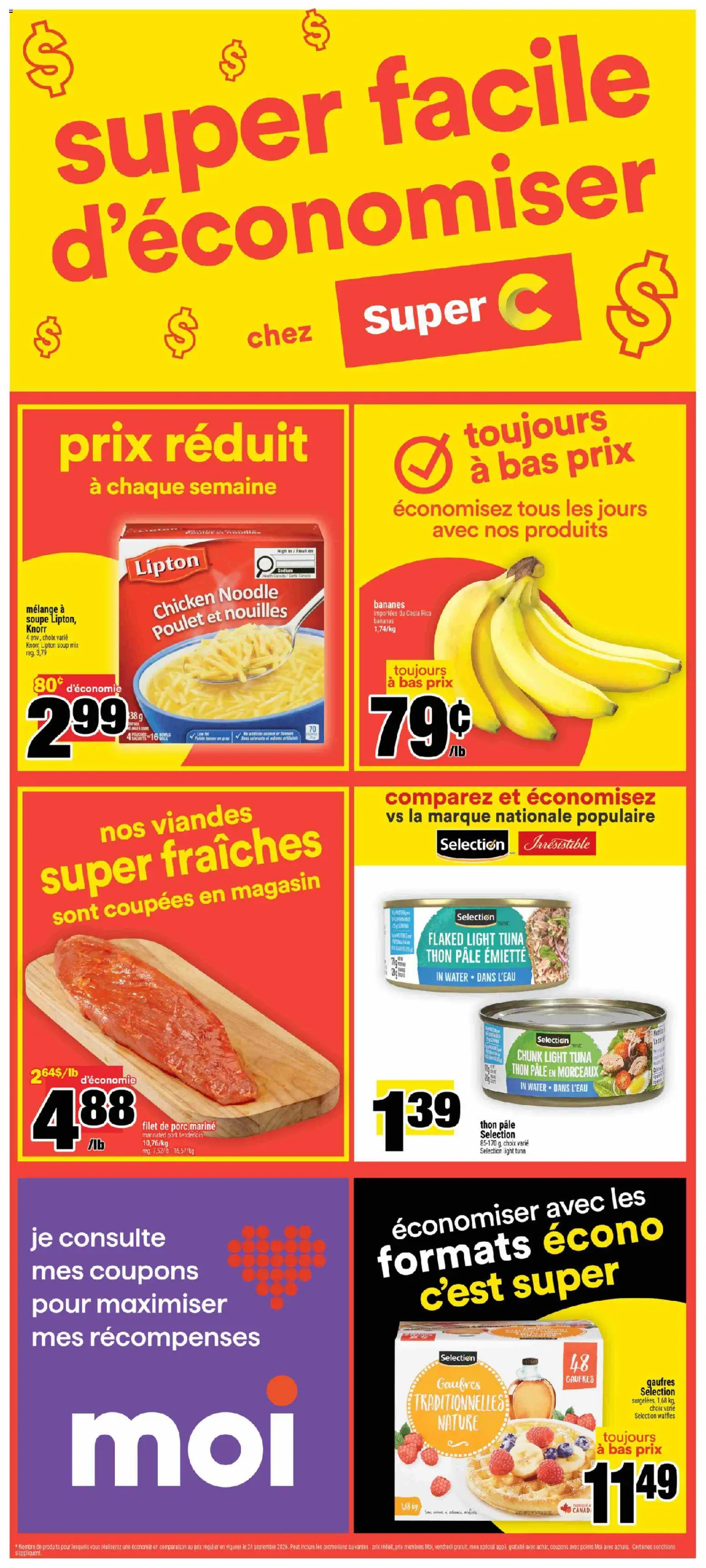 Super C weekly flyer / circulaire Flyer in Canada
