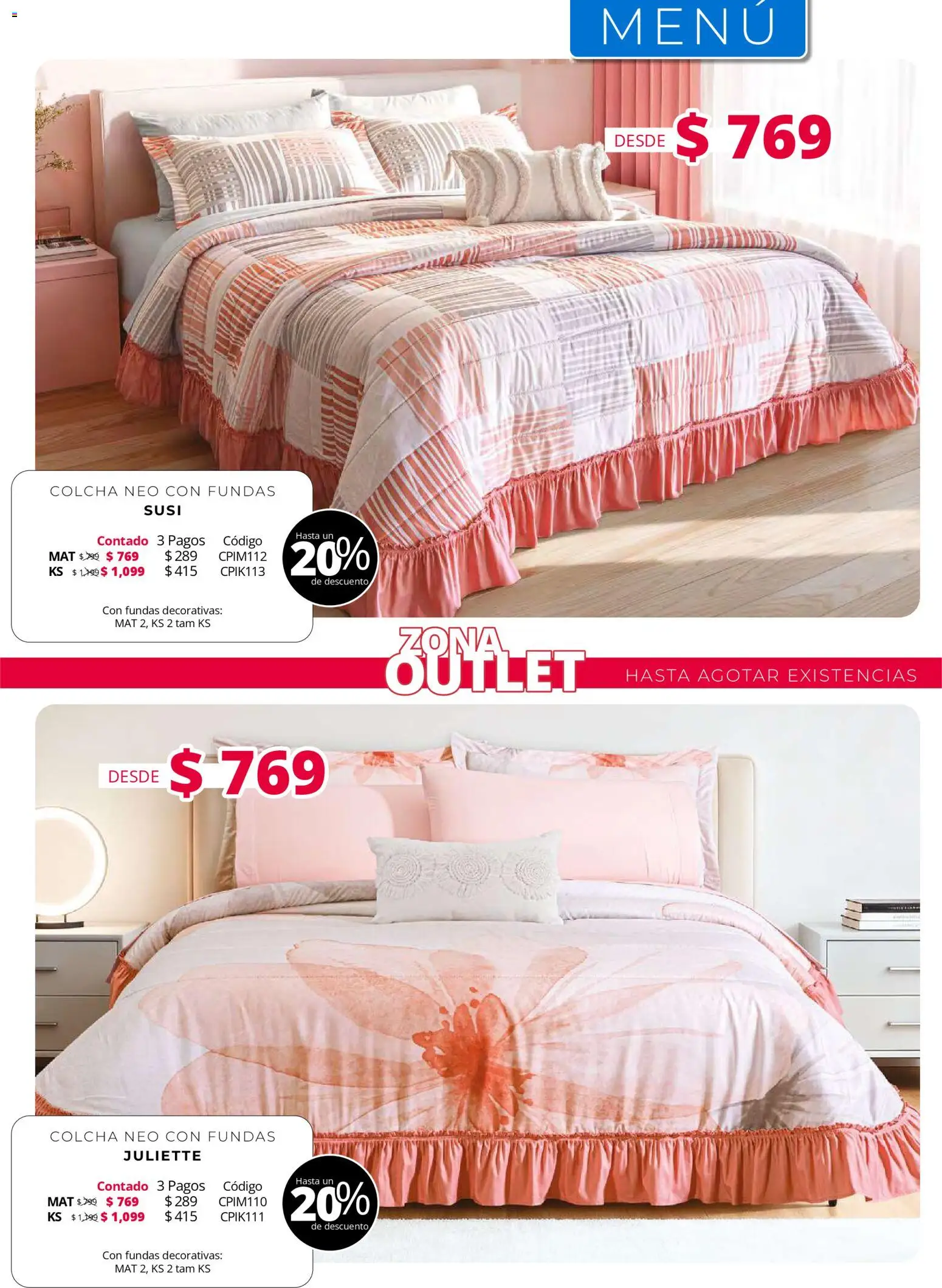 ¡El último » catálogo de Colchas Concord para Julio « está aquí! Descubre las SUPER OFERTAS. | México