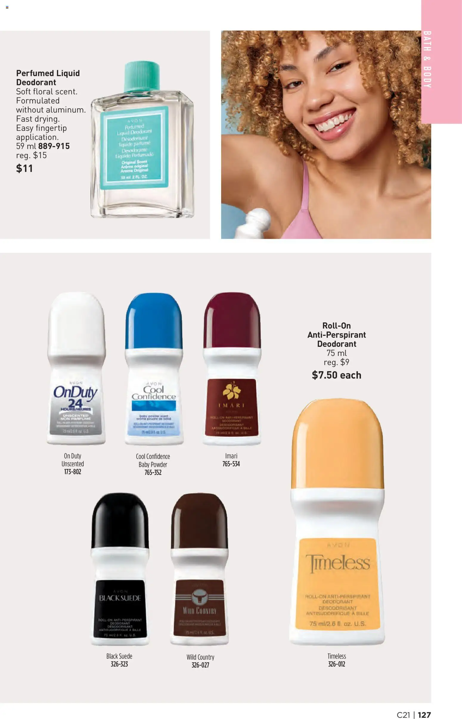 Avon - Brochure Campaign Flyer in Canada