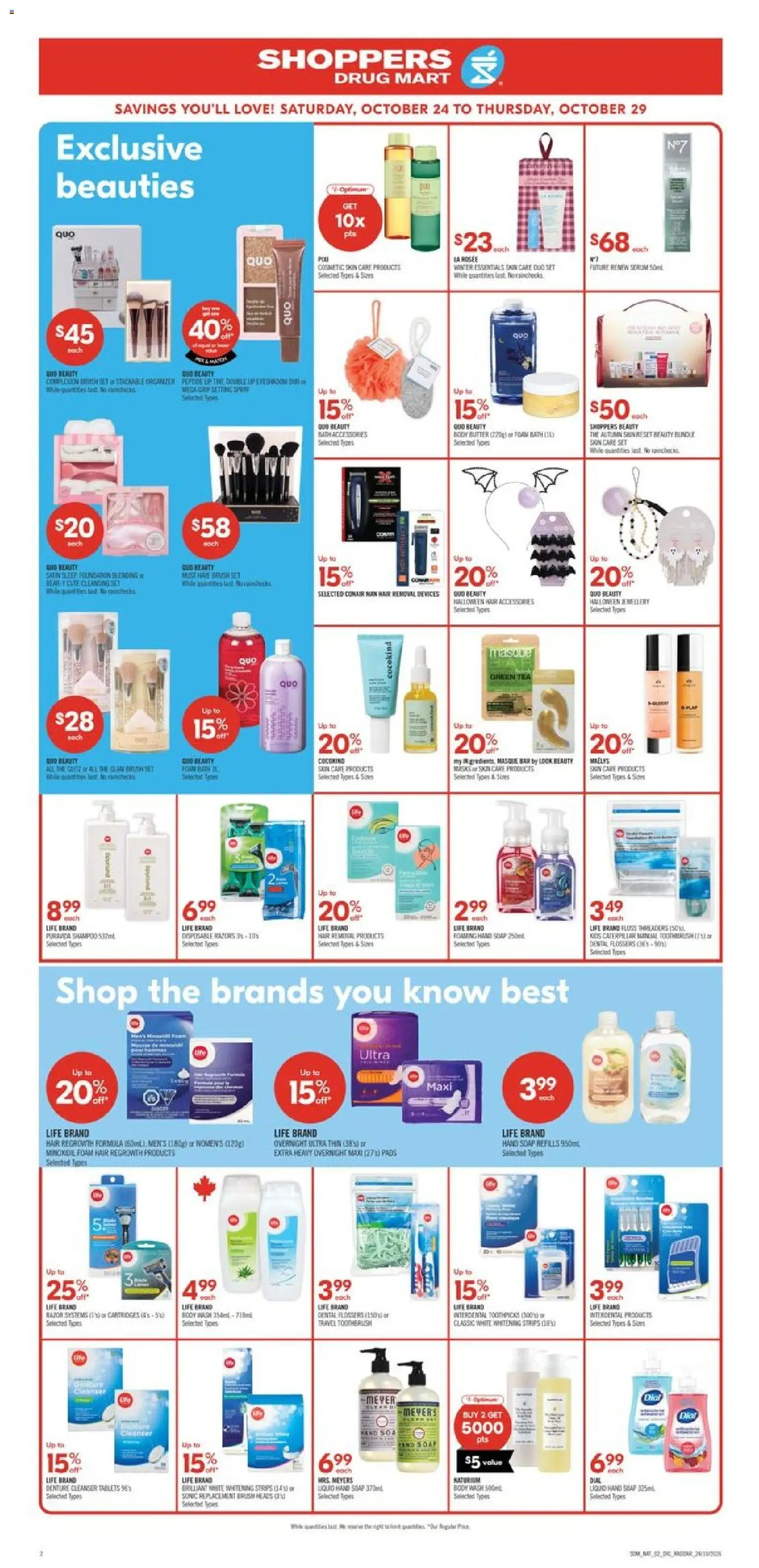 Shoppers weekly flyer / circulaire Flyer in Canada
