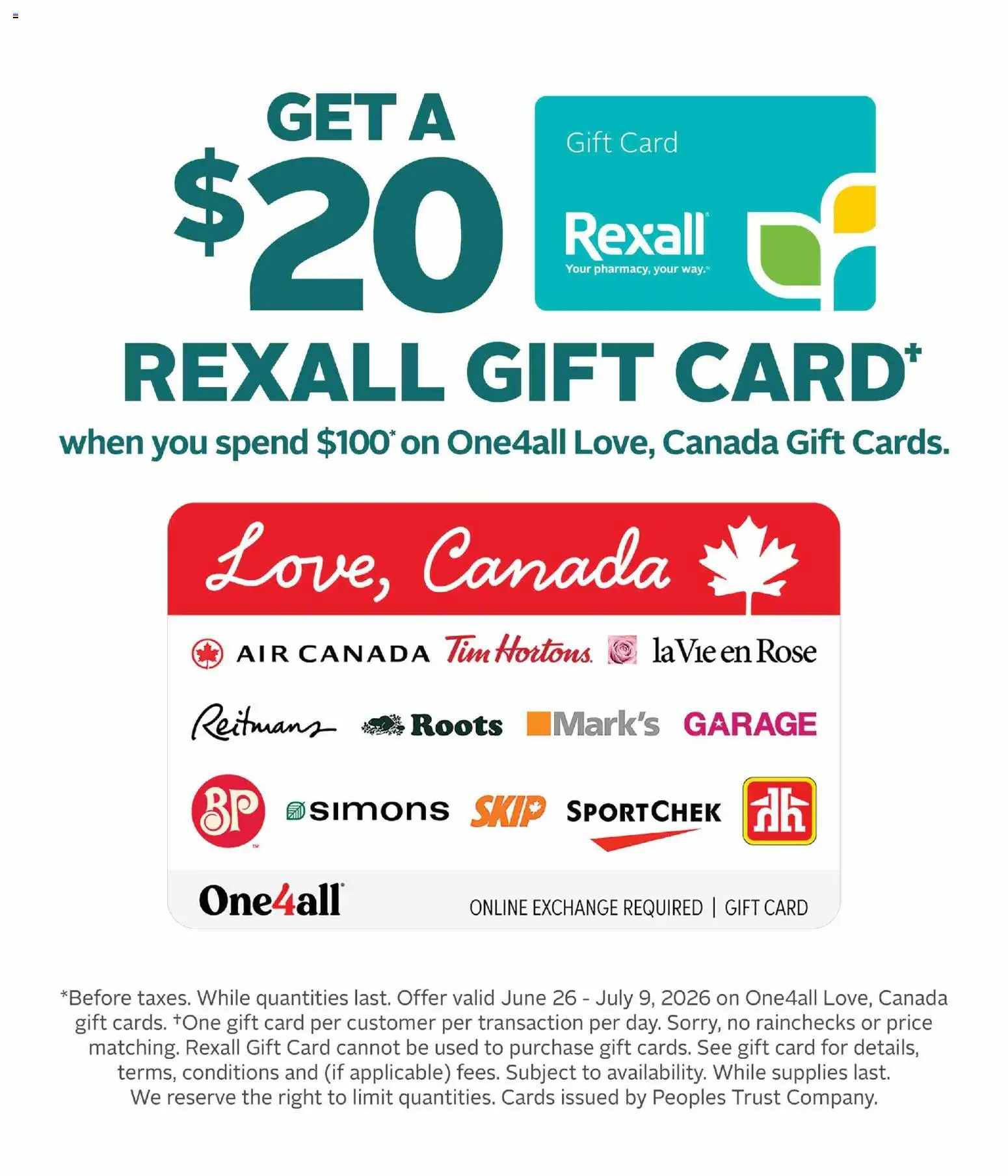 Rexall Flyer from Jul 3, 2026 - Unlock Huge Savings | Canada