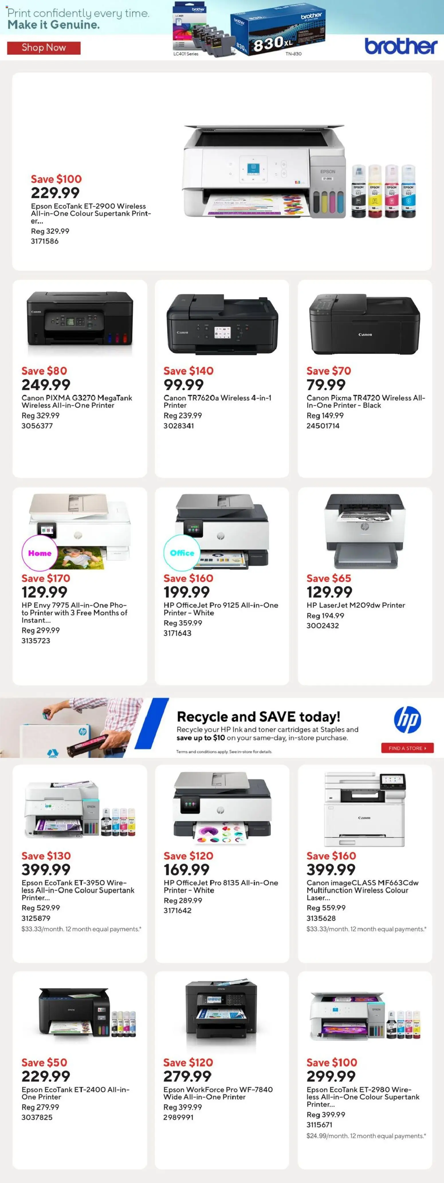 Staples weekly flyer / circulaire Flyer in Canada