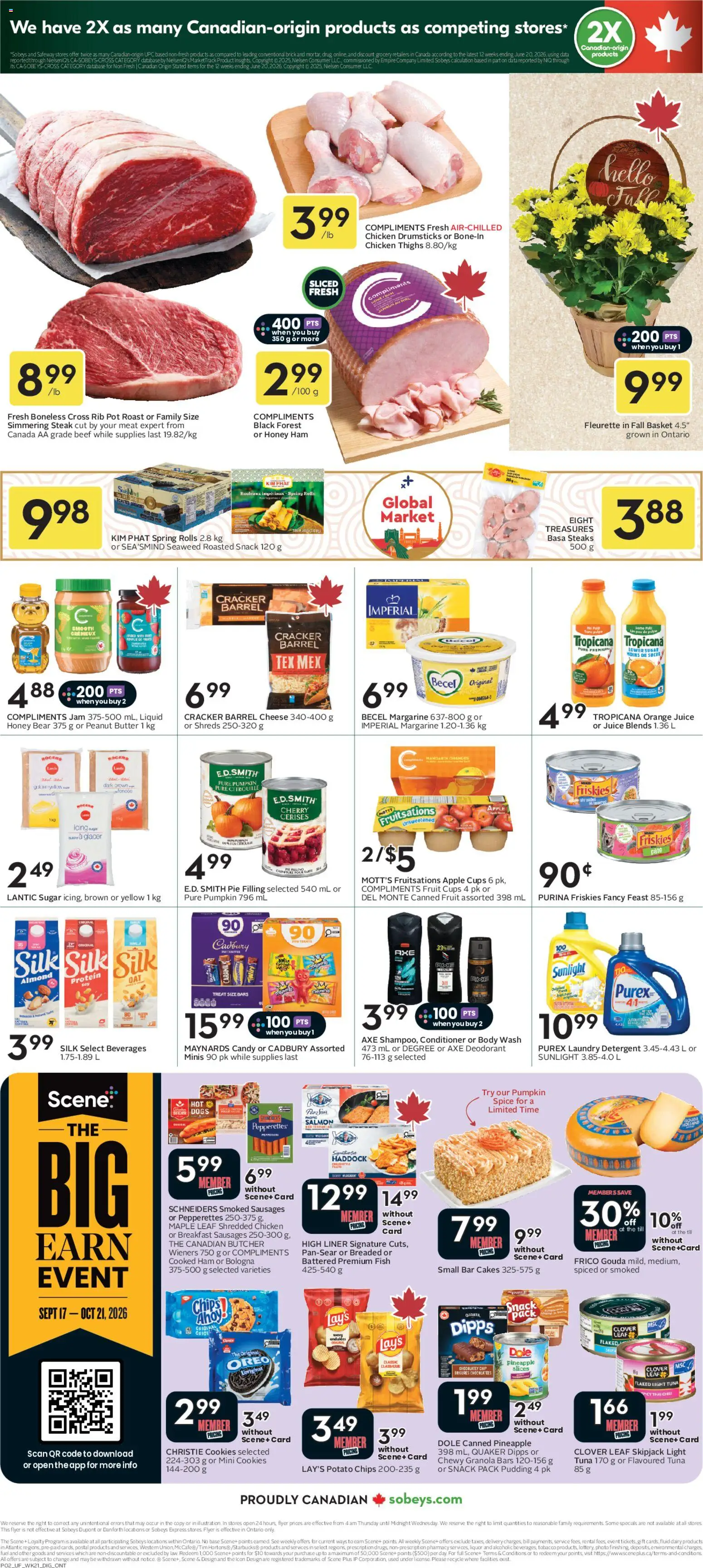 Sobeys weekly flyer / circulaire Flyer in Canada
