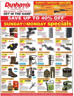 Dunhams-sports Dunham`s Sports Weekly Ad