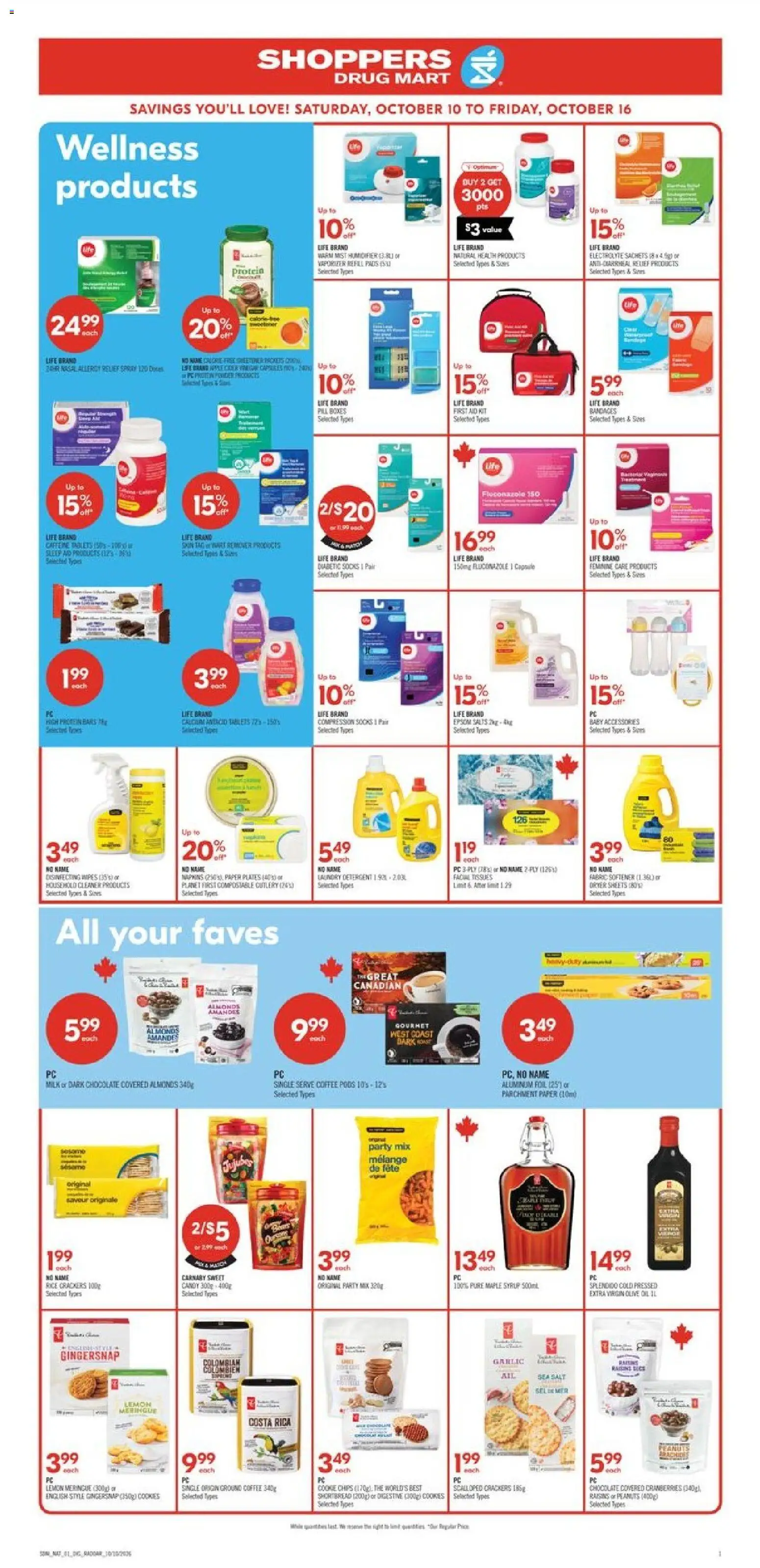 Shoppers weekly flyer / circulaire Flyer in Canada