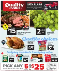 Quality-foods Quality Foods weekly flyer / circulaire