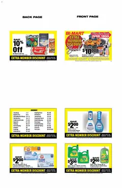 Bi-mart Bi-Mart Extra Member Discount Book