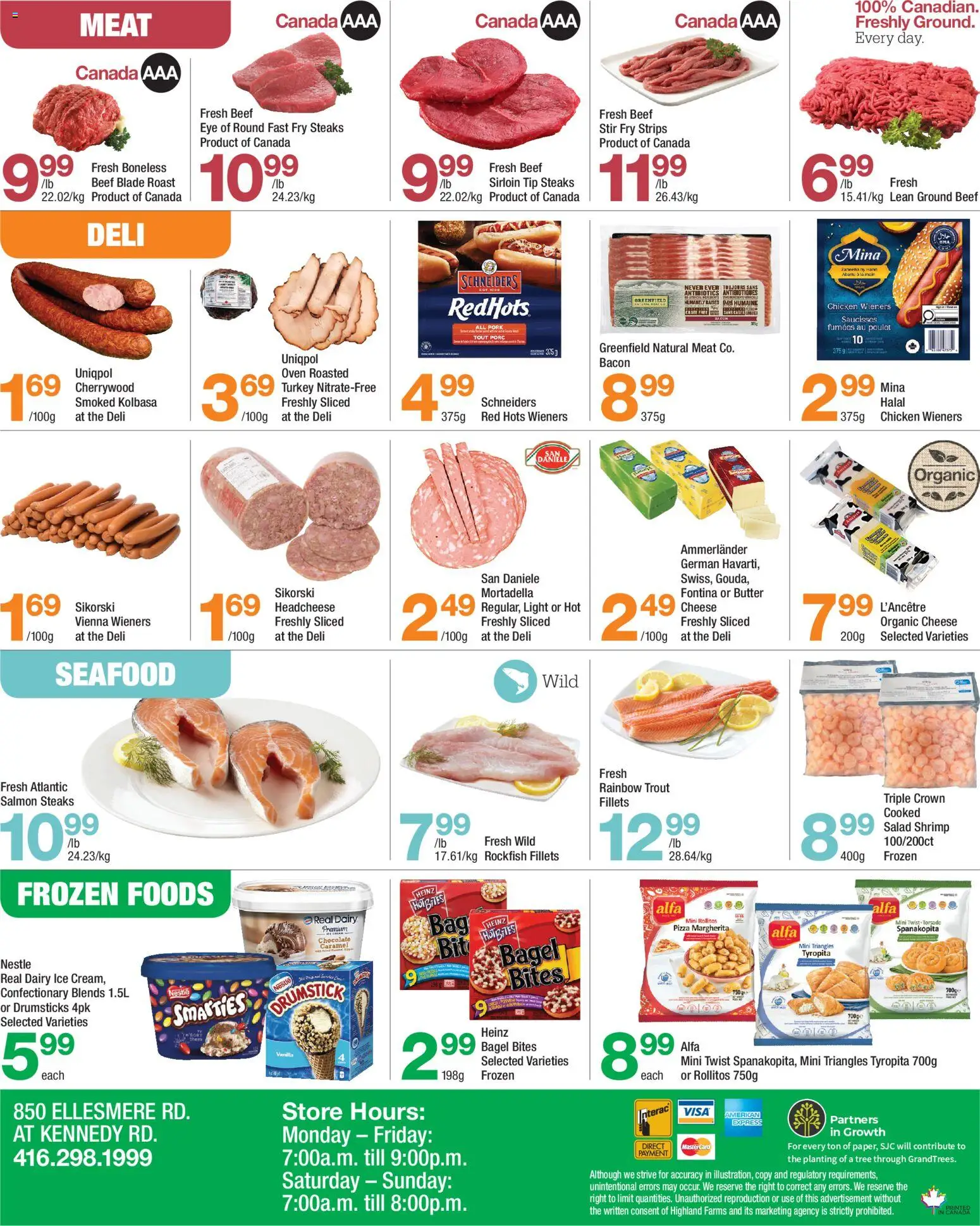 Highland Farms weekly flyer / circulaire Flyer in Canada