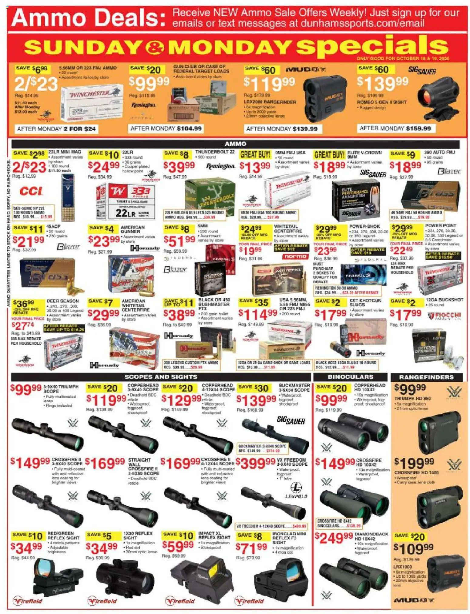 Dunham`s Sports Weekly Ad Weekly Ad in United States