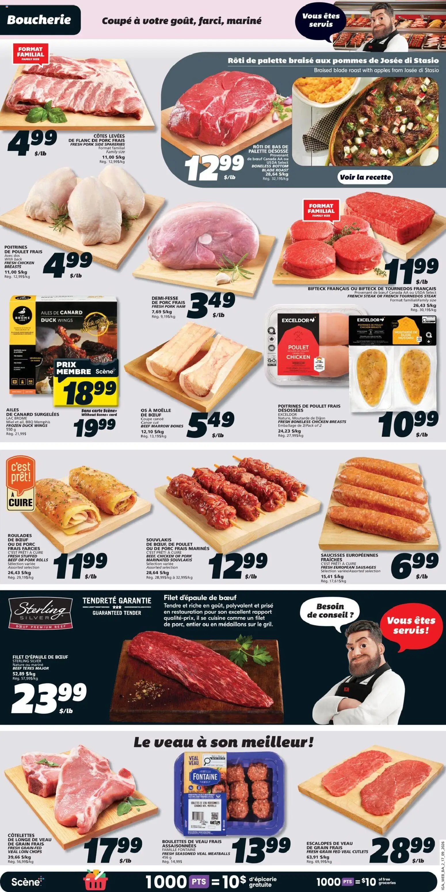 IGA weekly flyer / circulaire Flyer in Canada