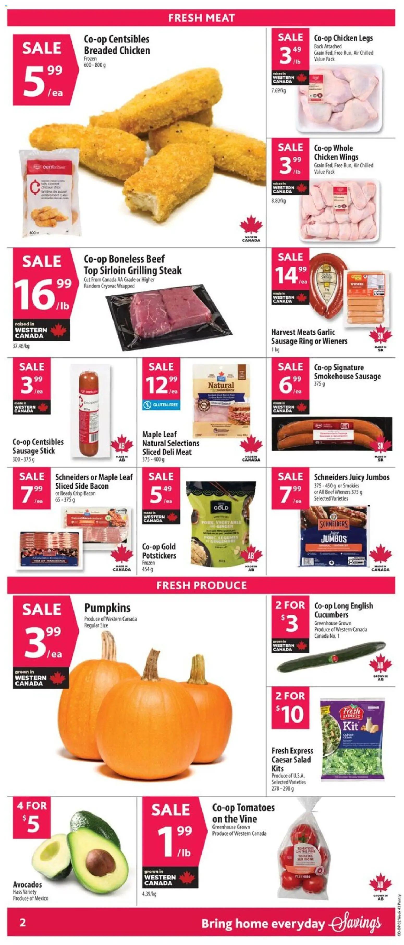 Co-op Food weekly flyer / circulaire Flyer in Canada