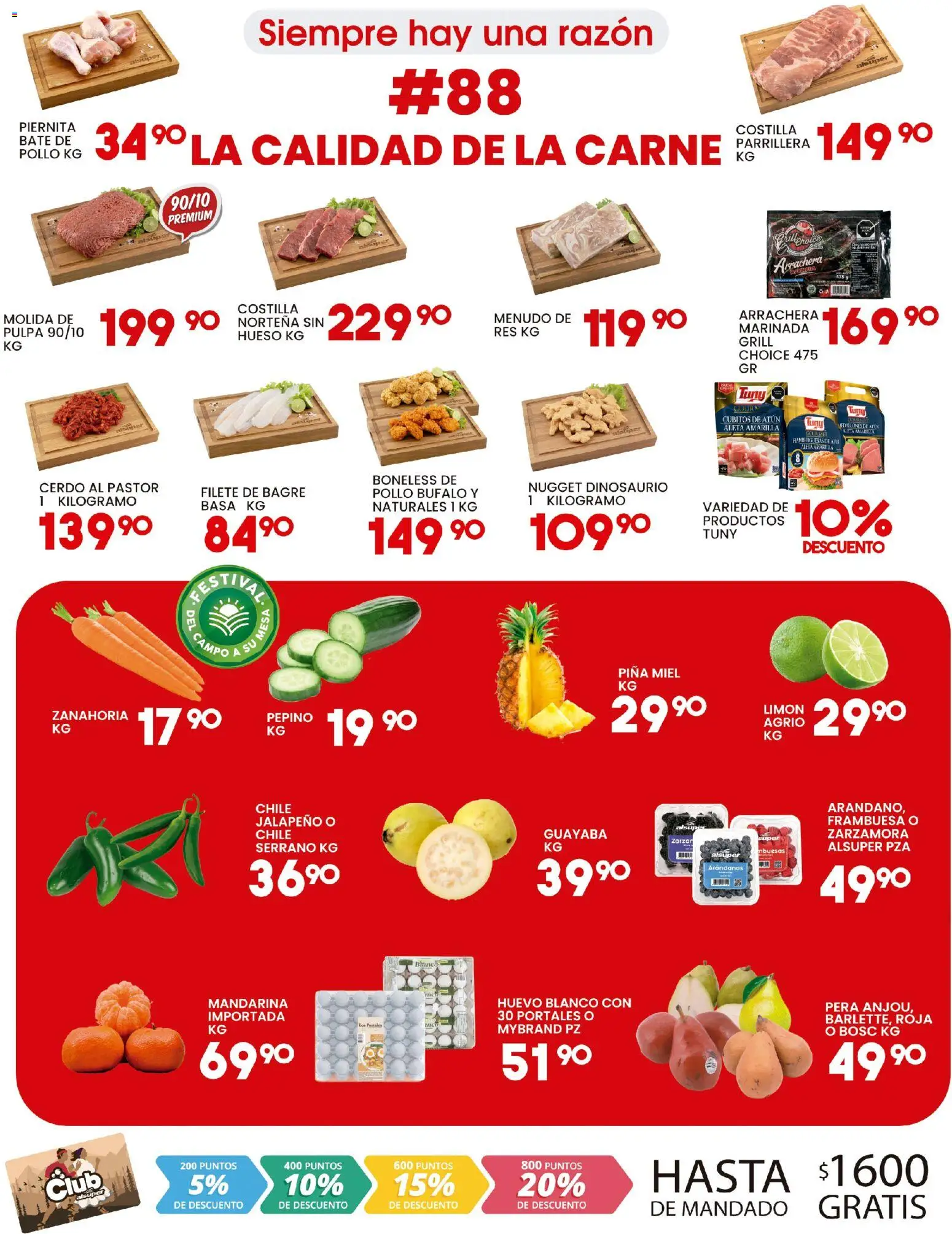 Alsuper folleto Folleto in México