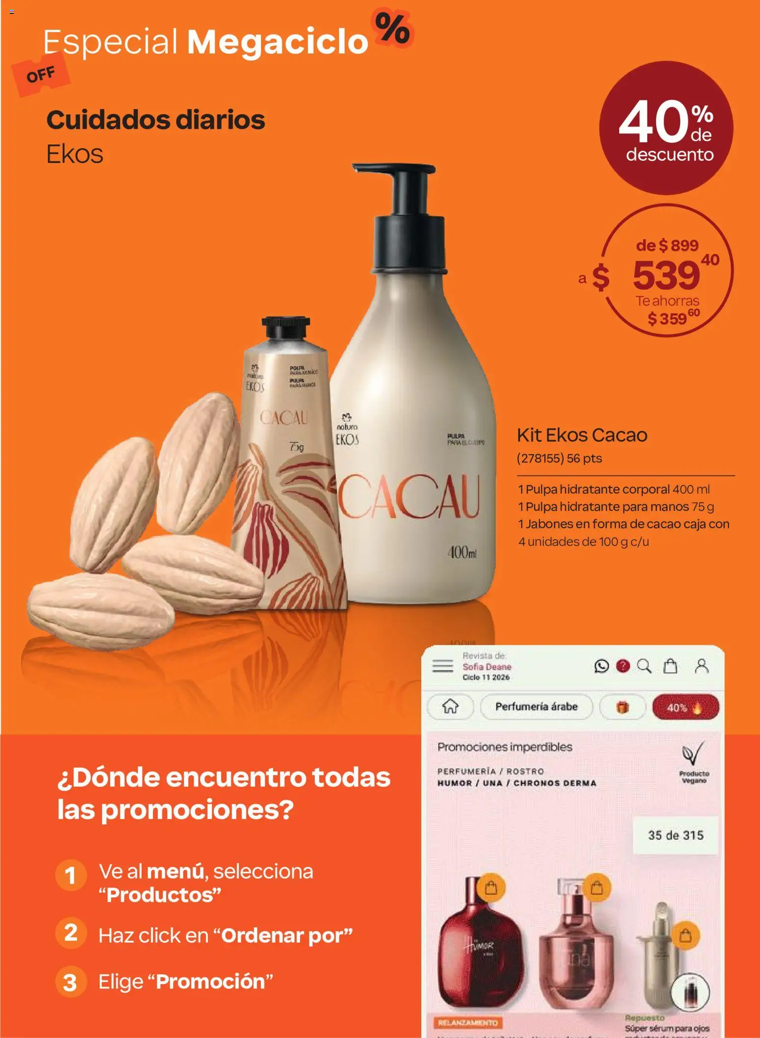 Natura campaña  2026 Folleto in México
