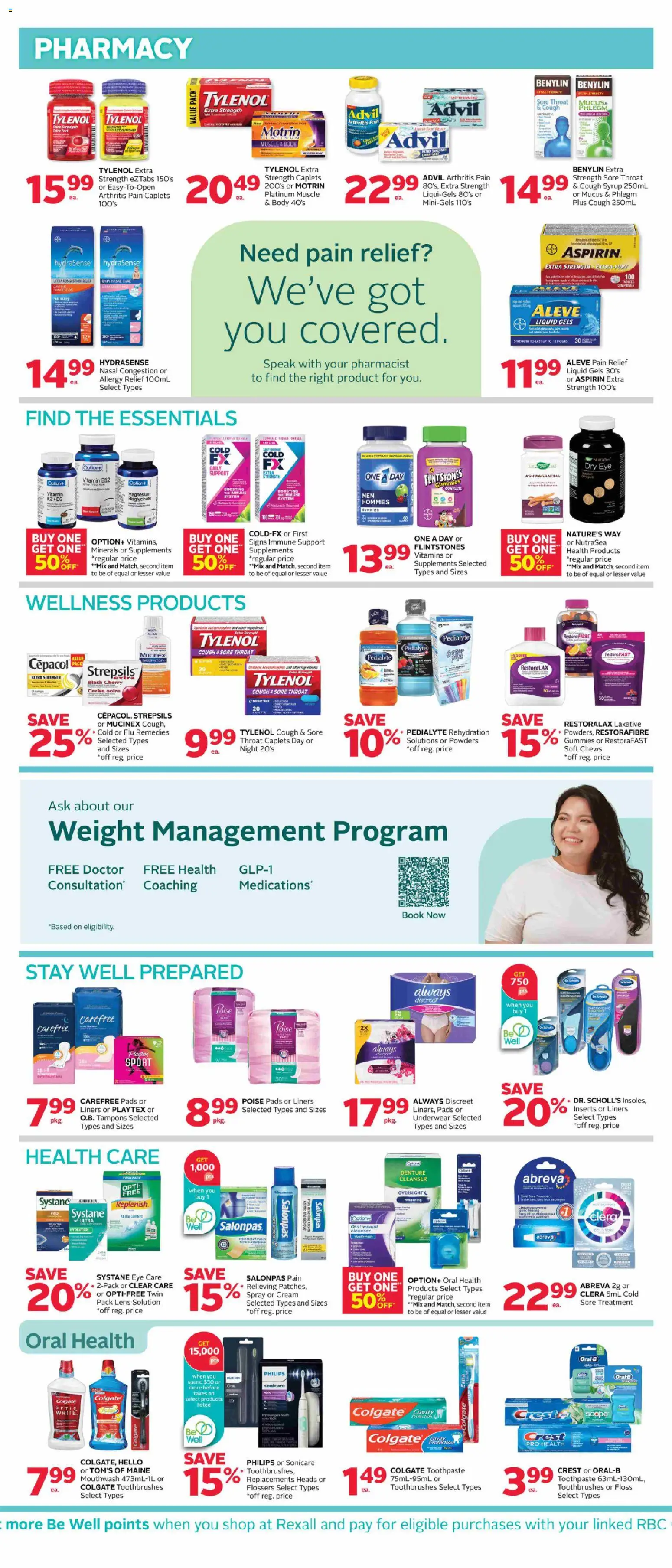 Rexall weekly flyer / circulaire Flyer in Canada