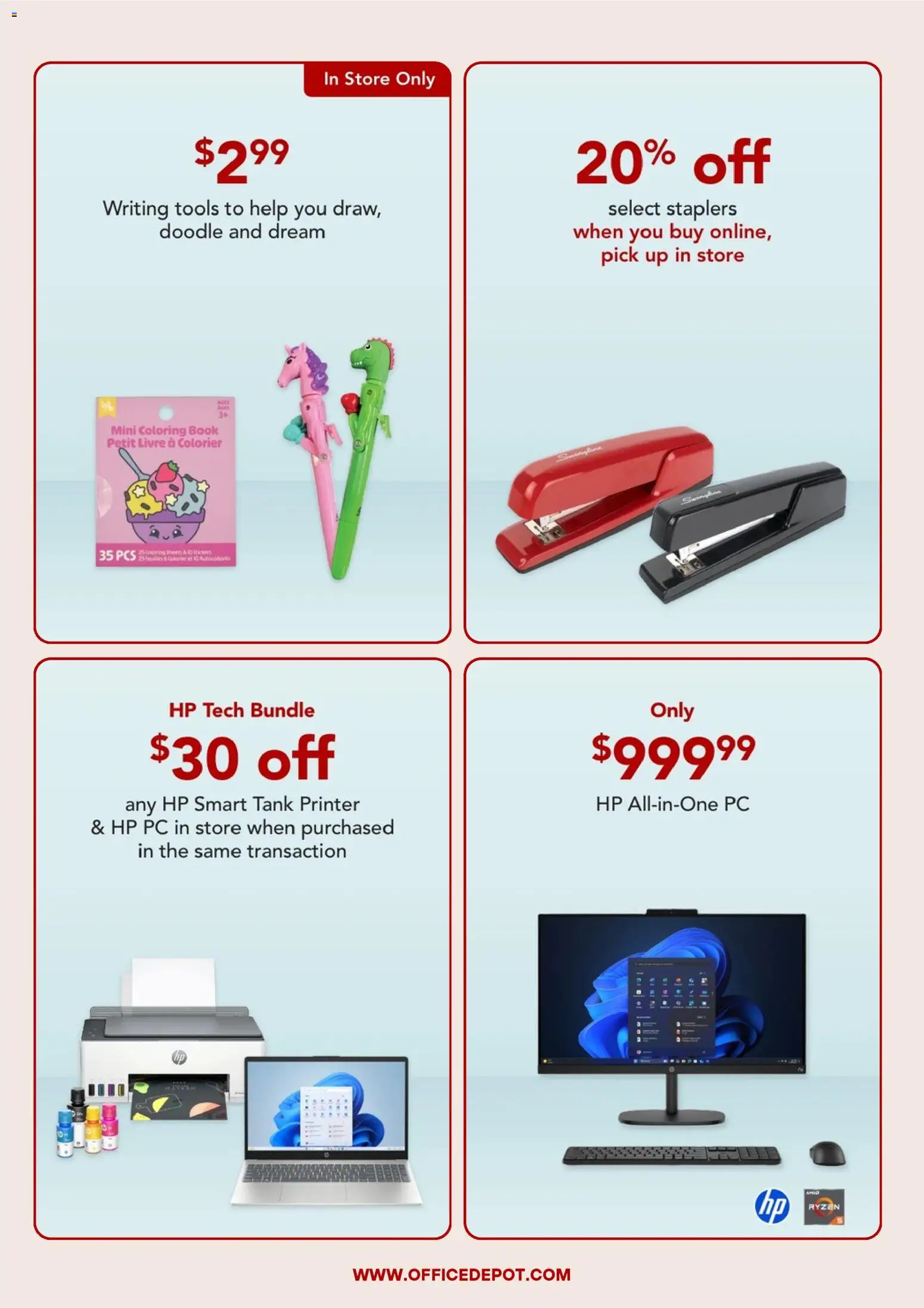 Office Depot Weekly Ad Weekly Ad in United States