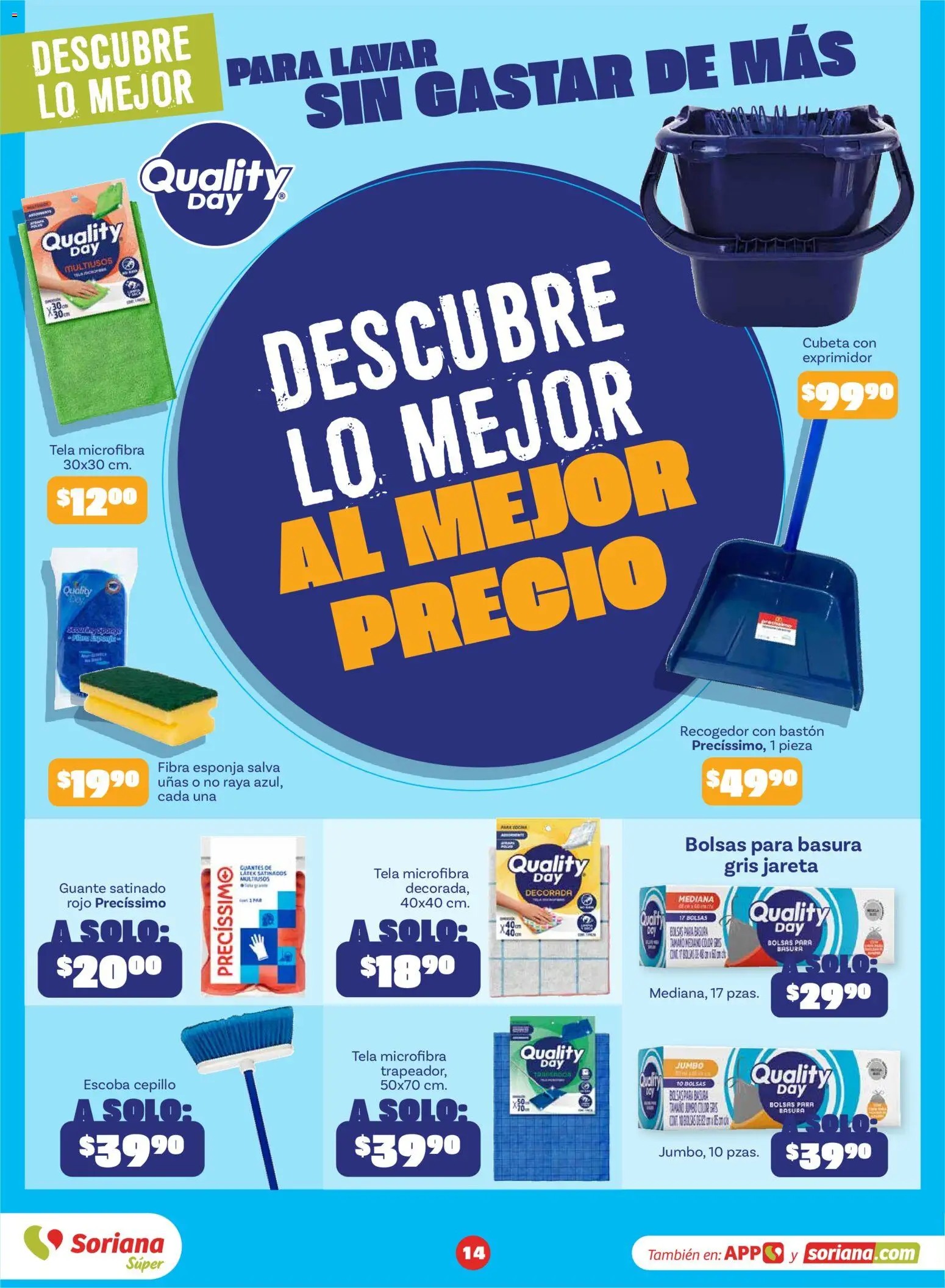 Soriana Descubre lo mejor al mejor precio Súper Nacional Folleto in México