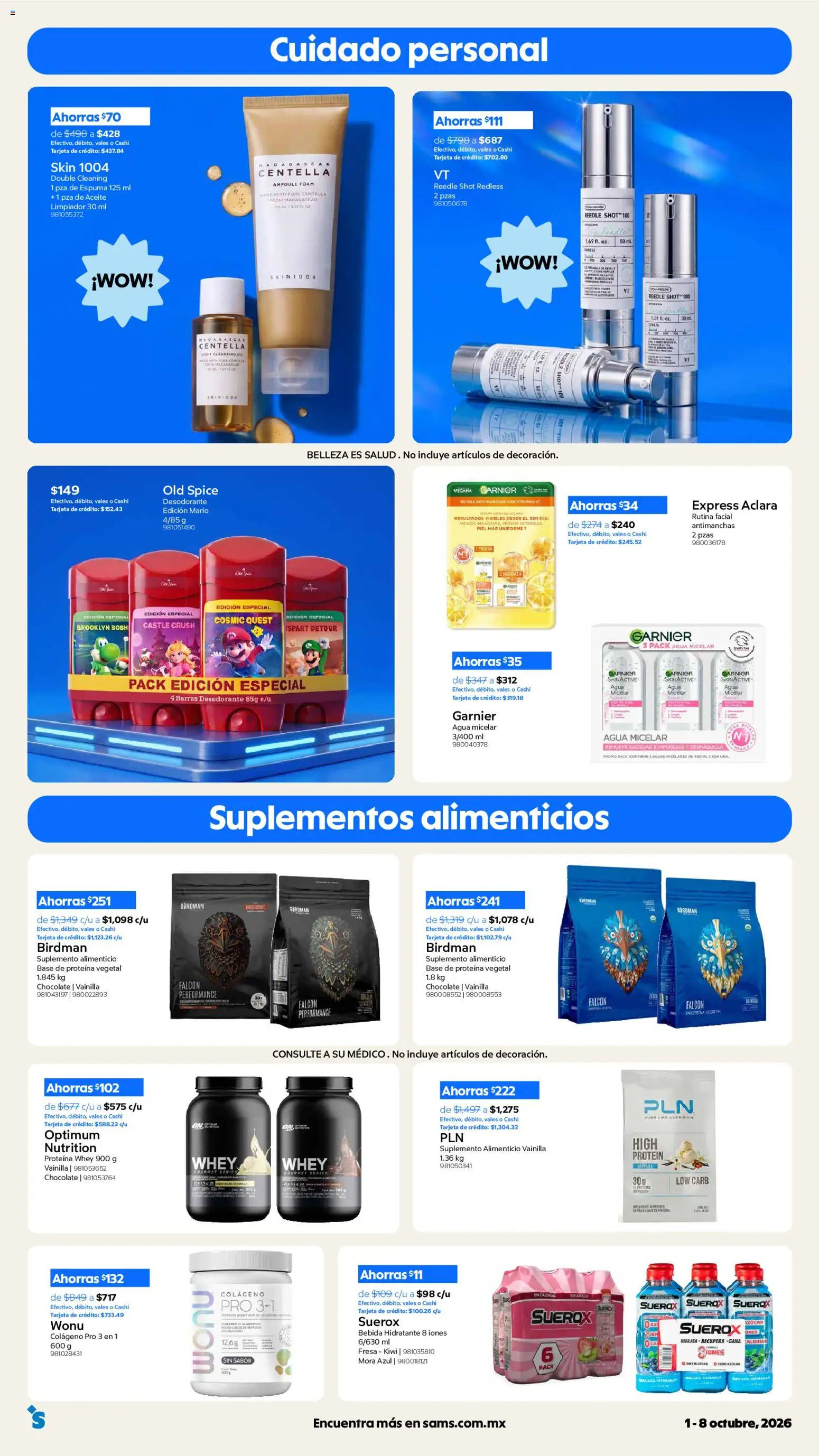 Sam`s Club catálogo Folleto in México