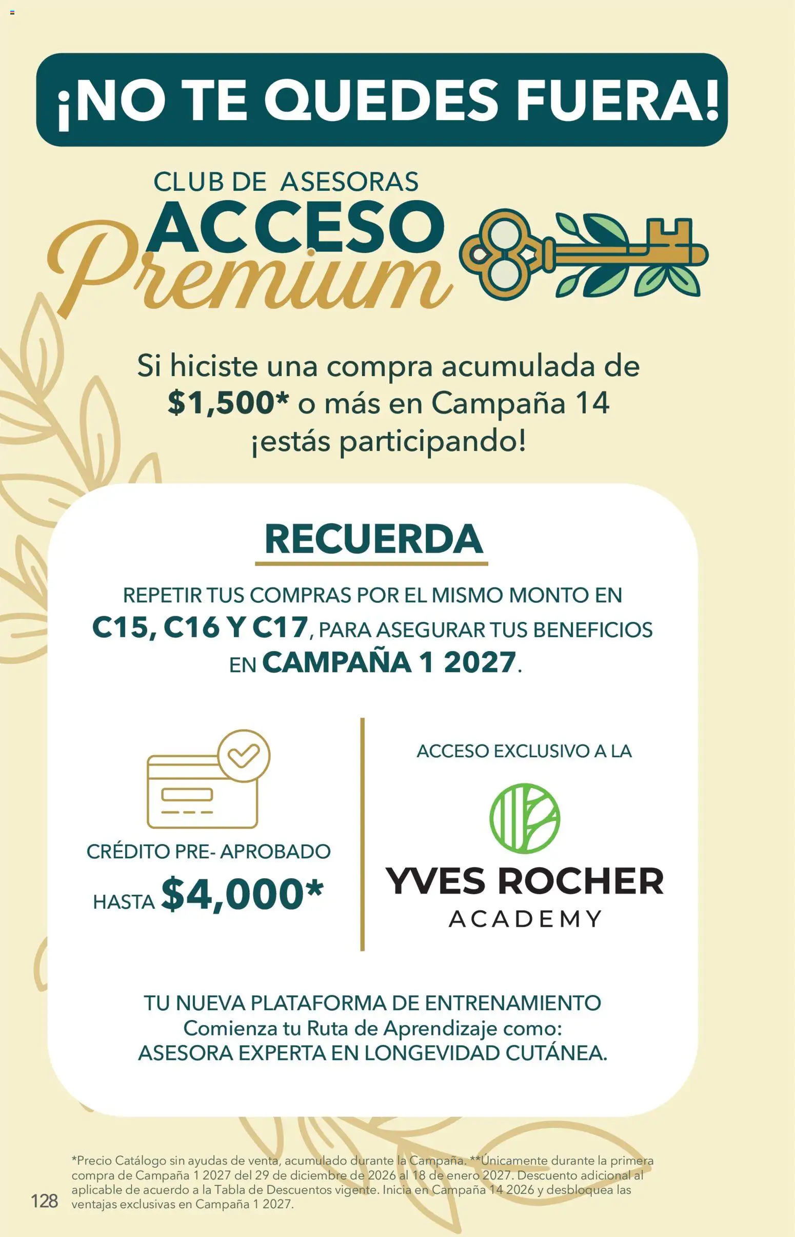 Yves Rocher campaña 15 2026 Folleto in México